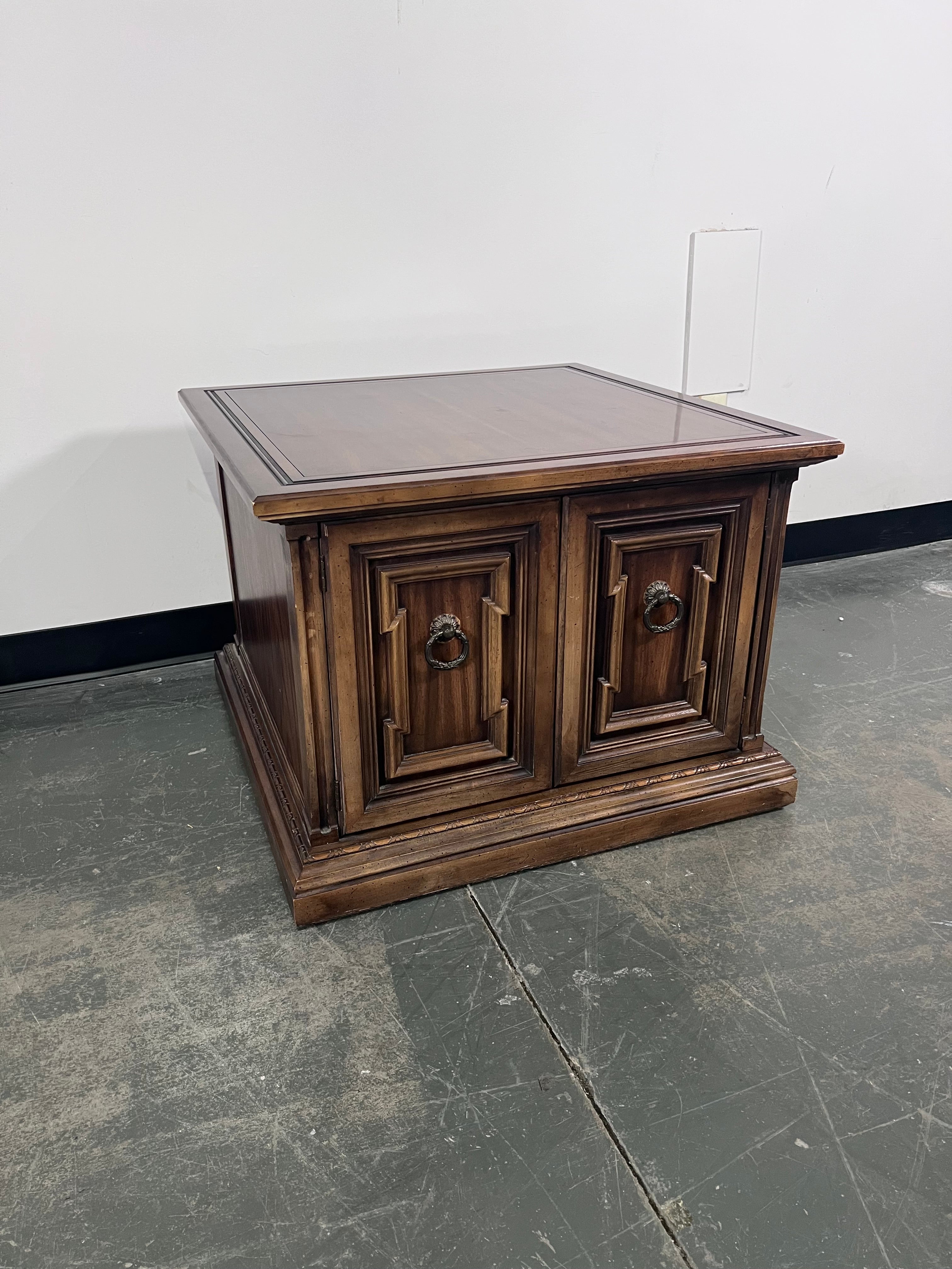 Classic Wood Storage Cabinet / Accent Table