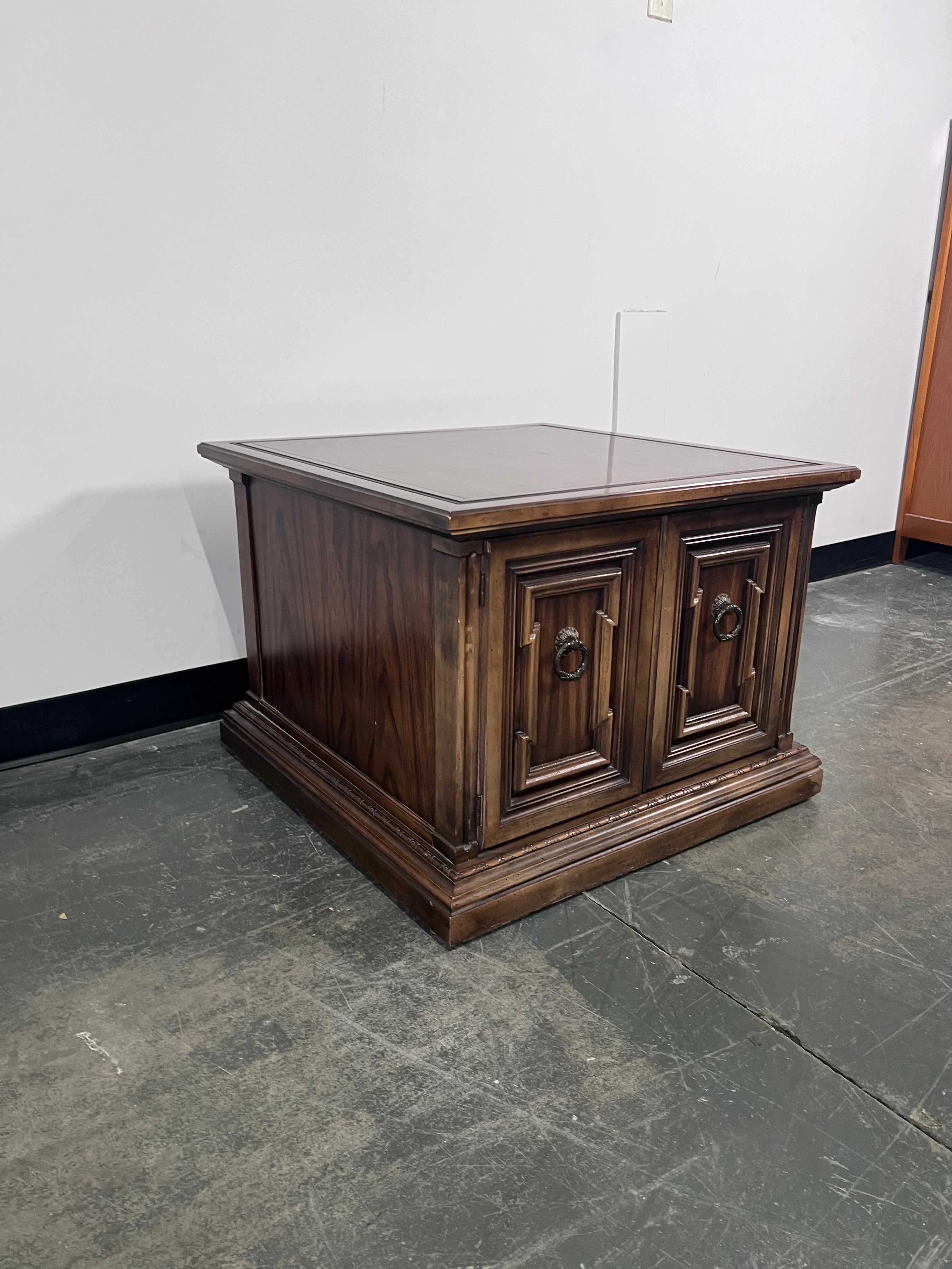 Classic Wood Storage Cabinet / Accent Table