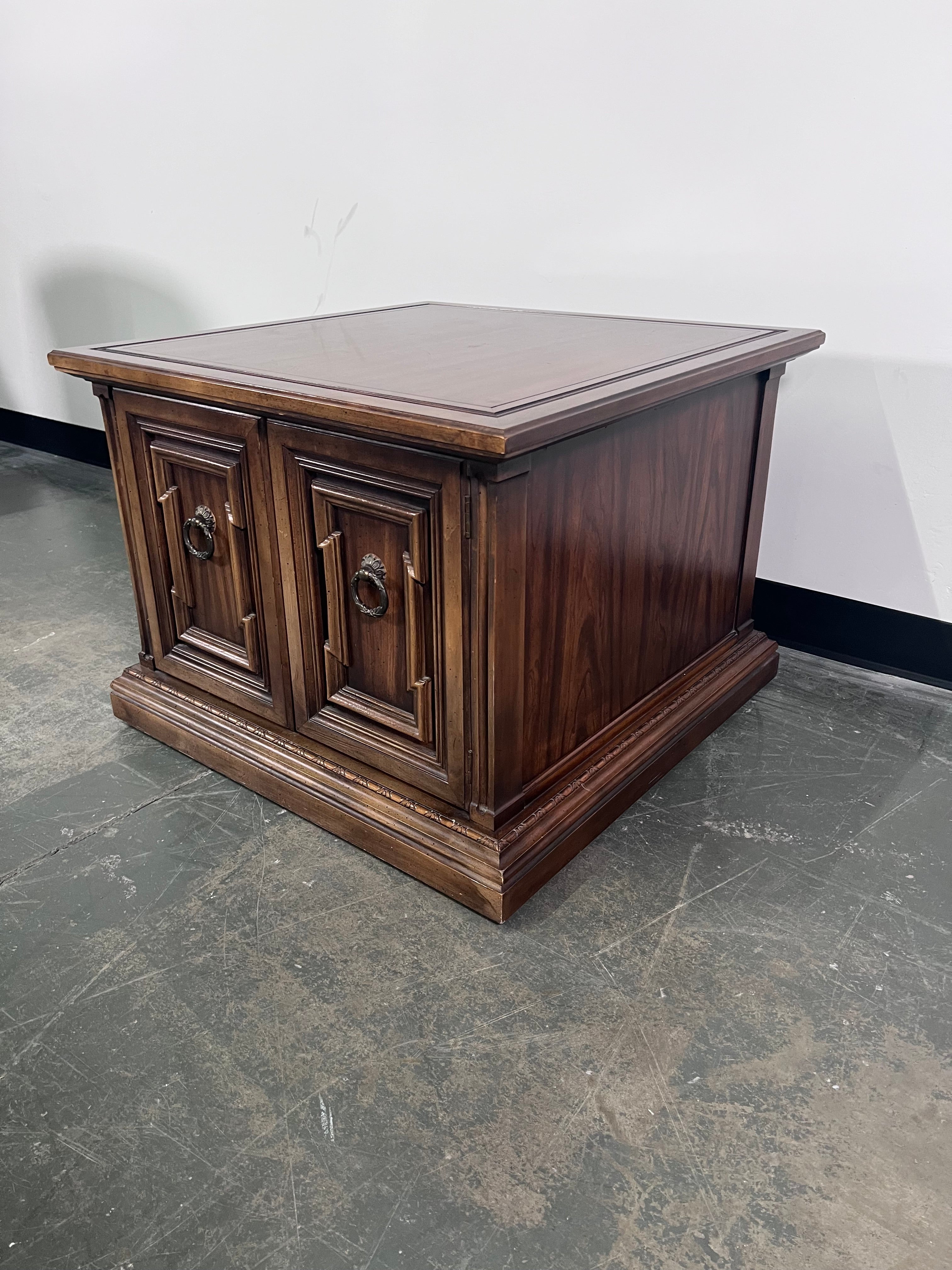 Classic Wood Storage Cabinet / Accent Table