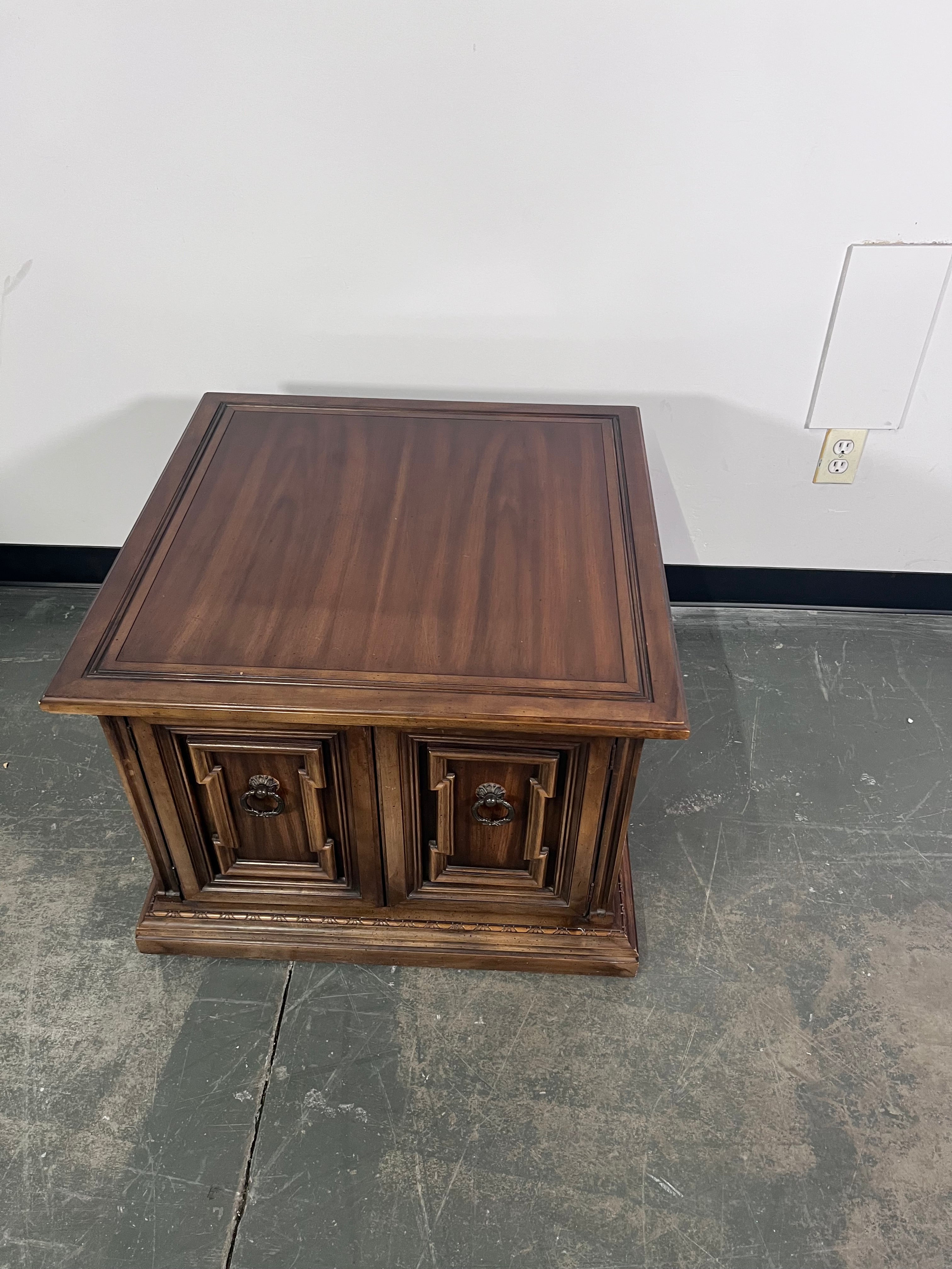 Classic Wood Storage Cabinet / Accent Table