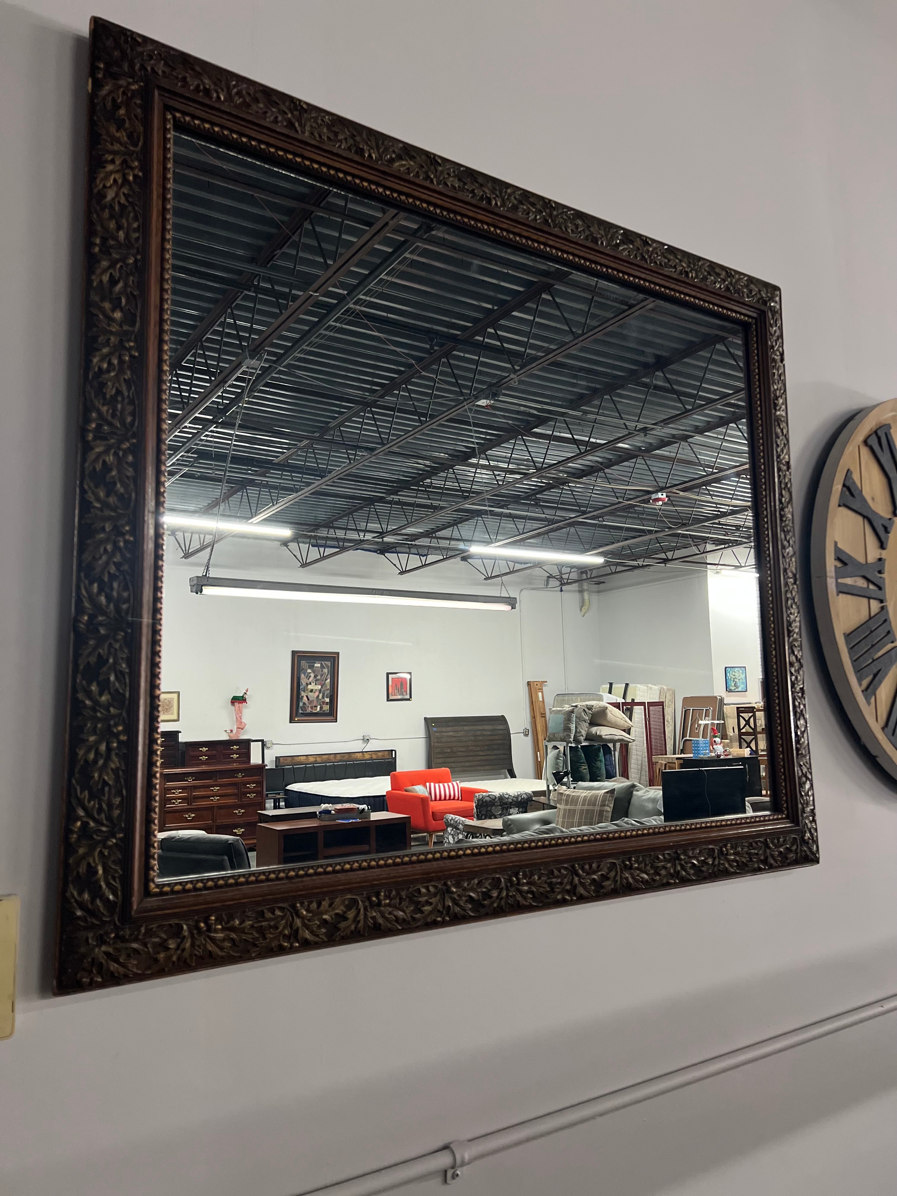 Ornate Framed Wall Mirror – Classic Elegance