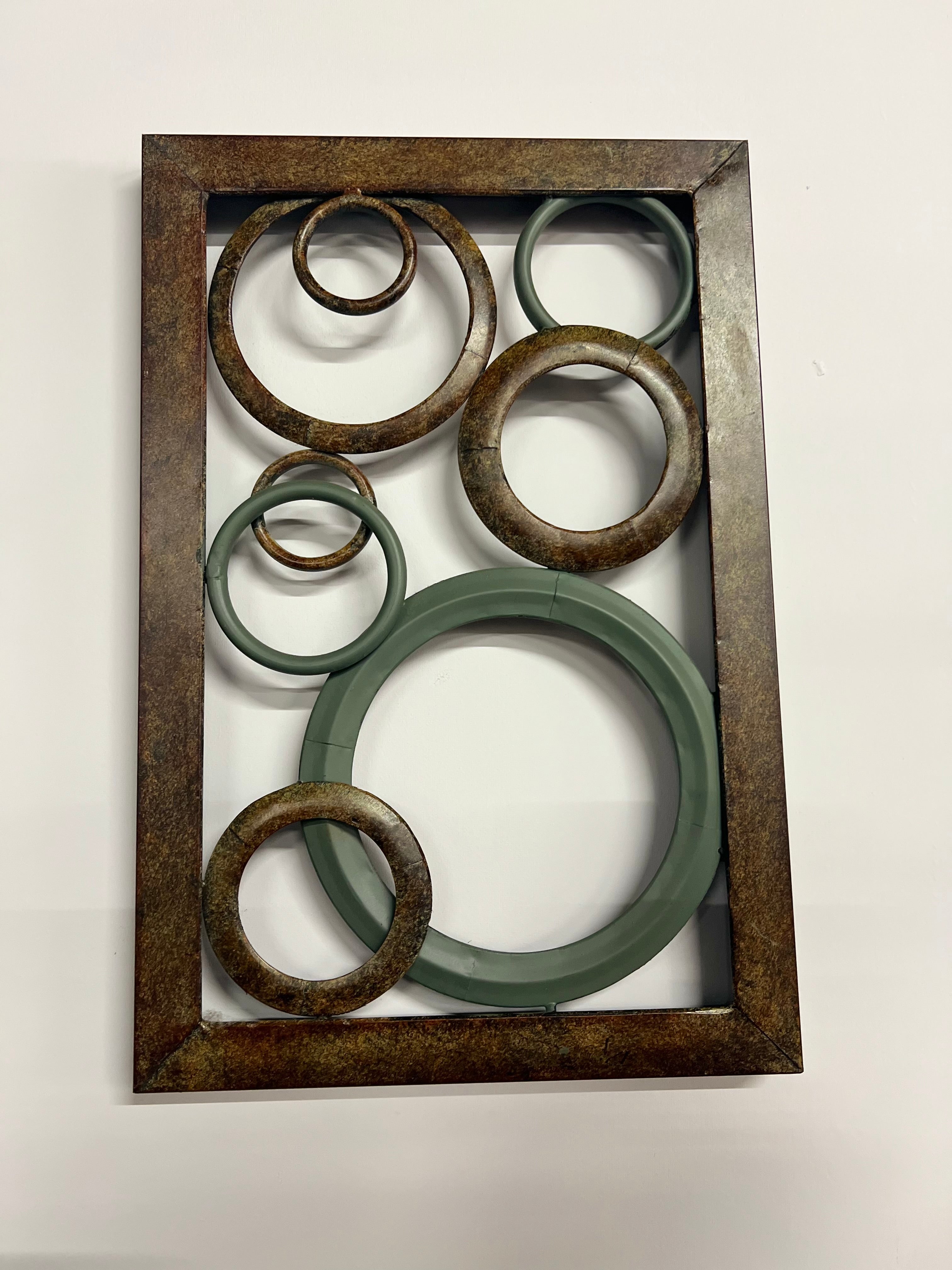 Modern Metal Ring Wall Art