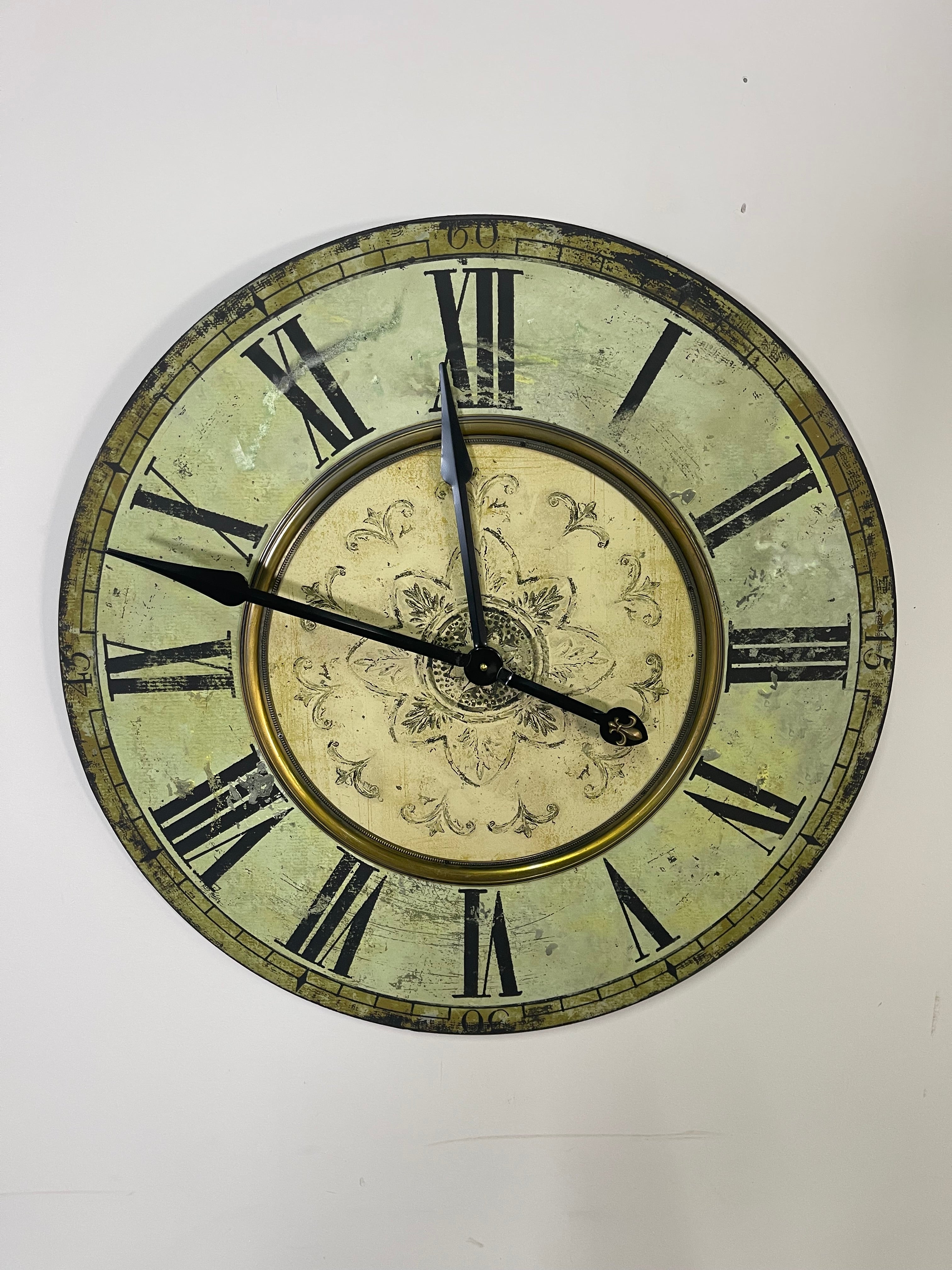 Vintage Inspired Oversized Wall Clock