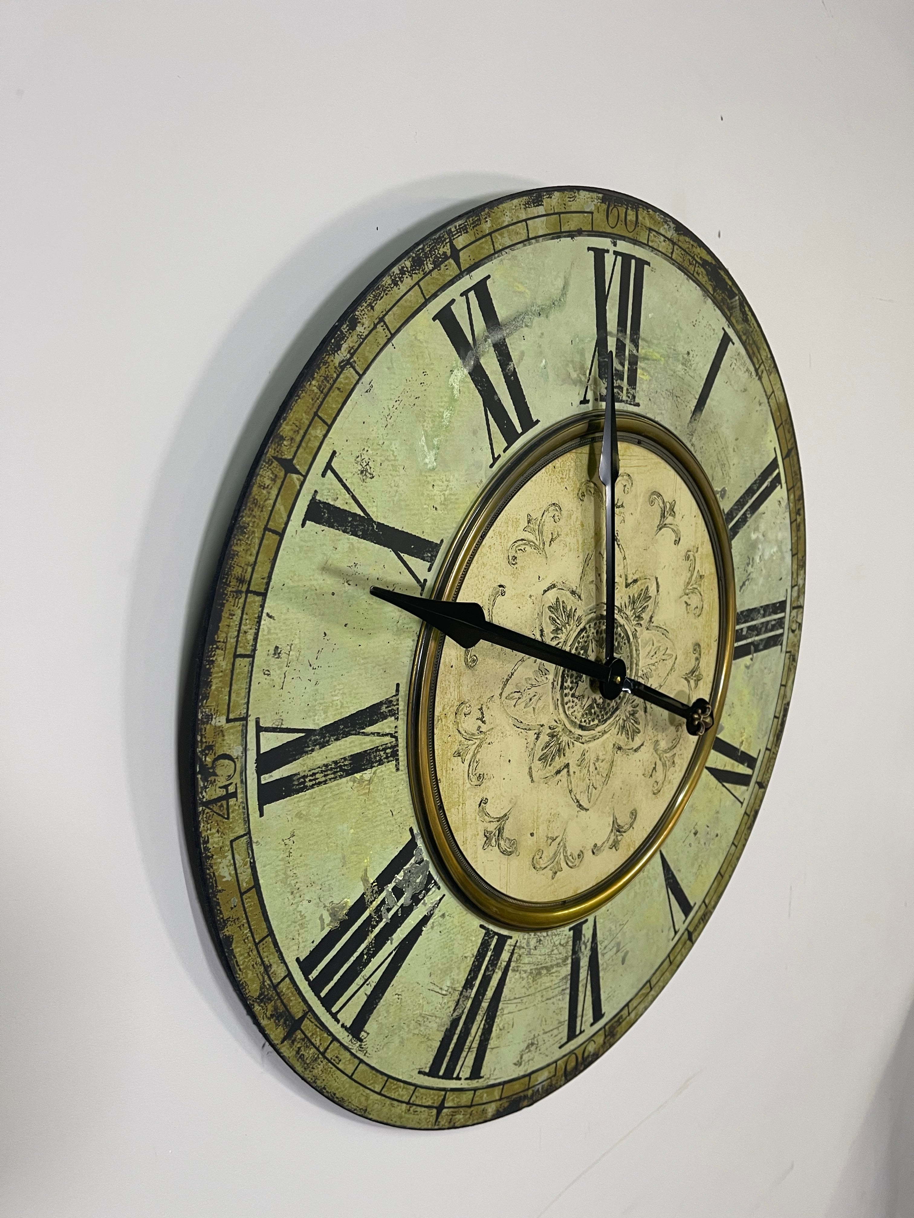 Vintage Inspired Oversized Wall Clock