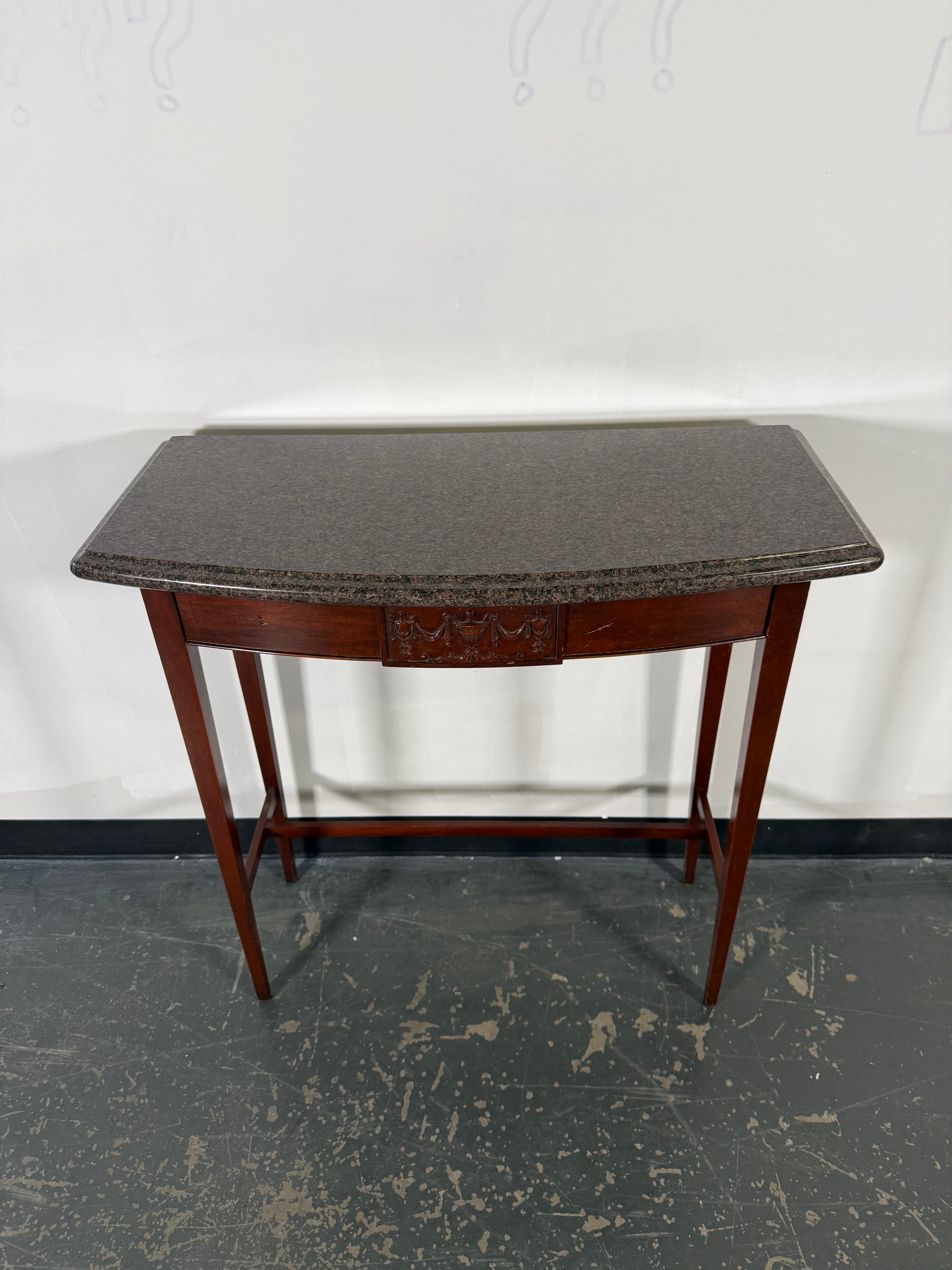 Elegant Granite Top Console Table – Classic & Timeless