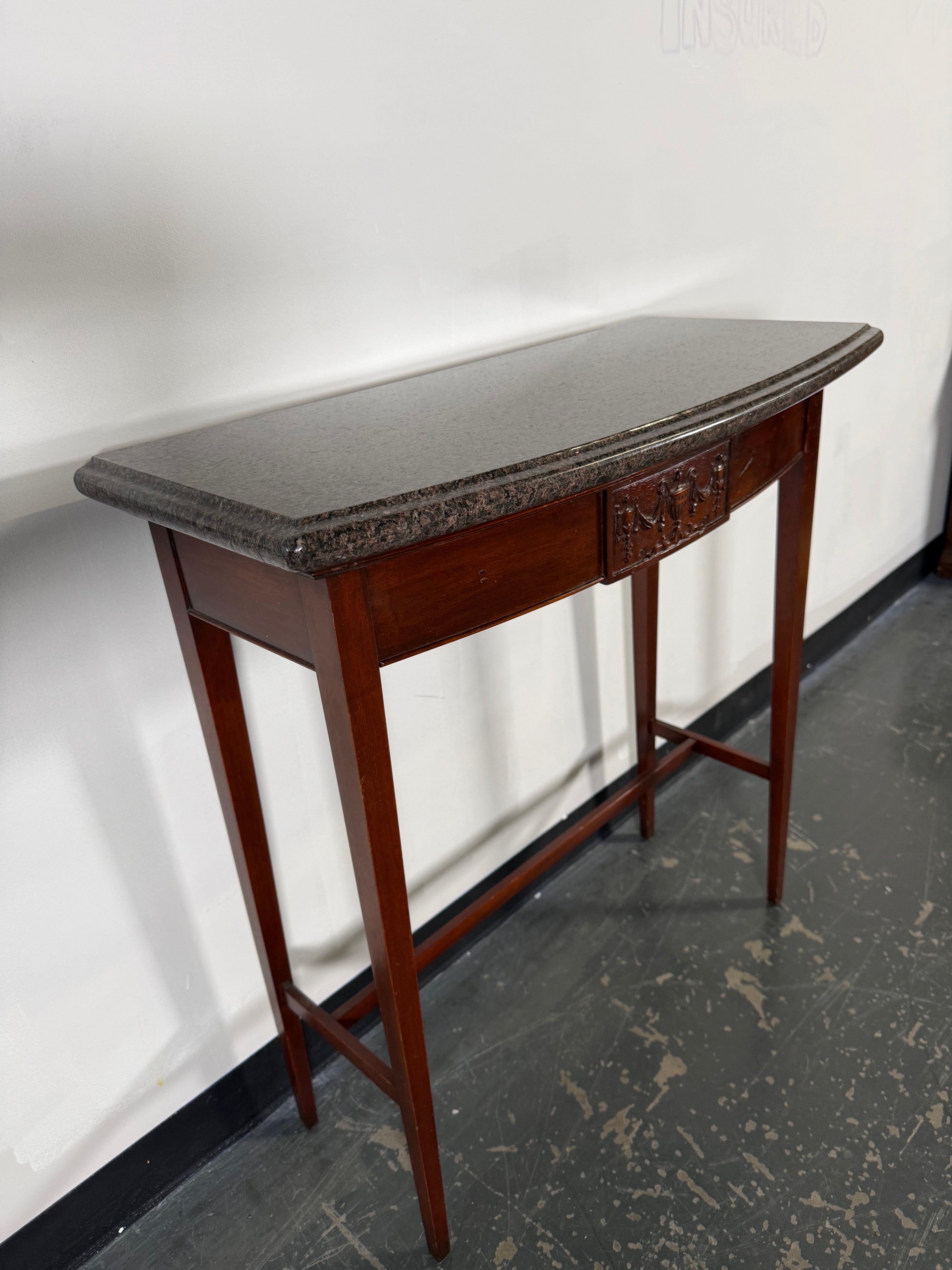 Elegant Granite Top Console Table – Classic &amp; Timeless