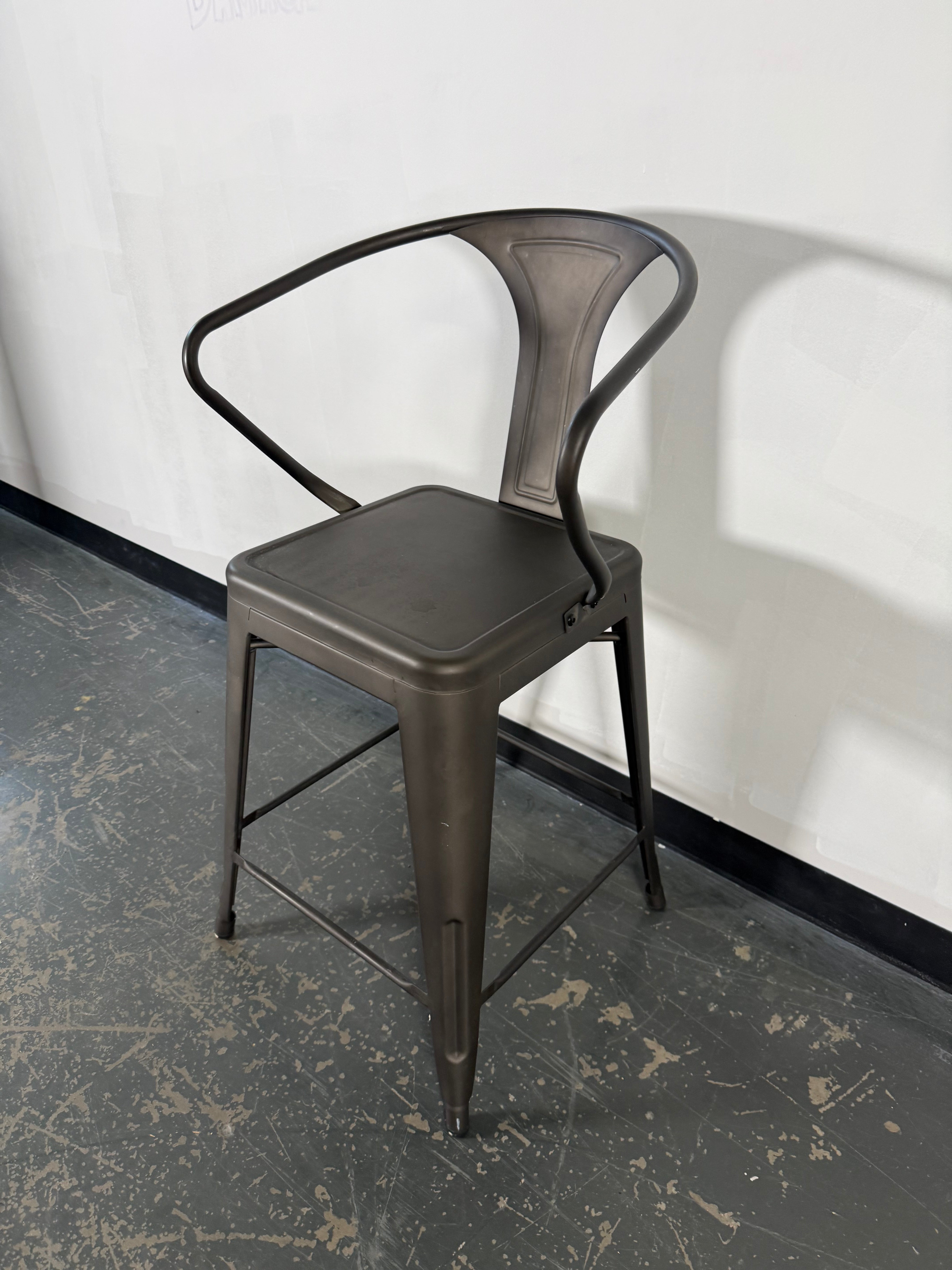 Industrial Metal Bar Stool