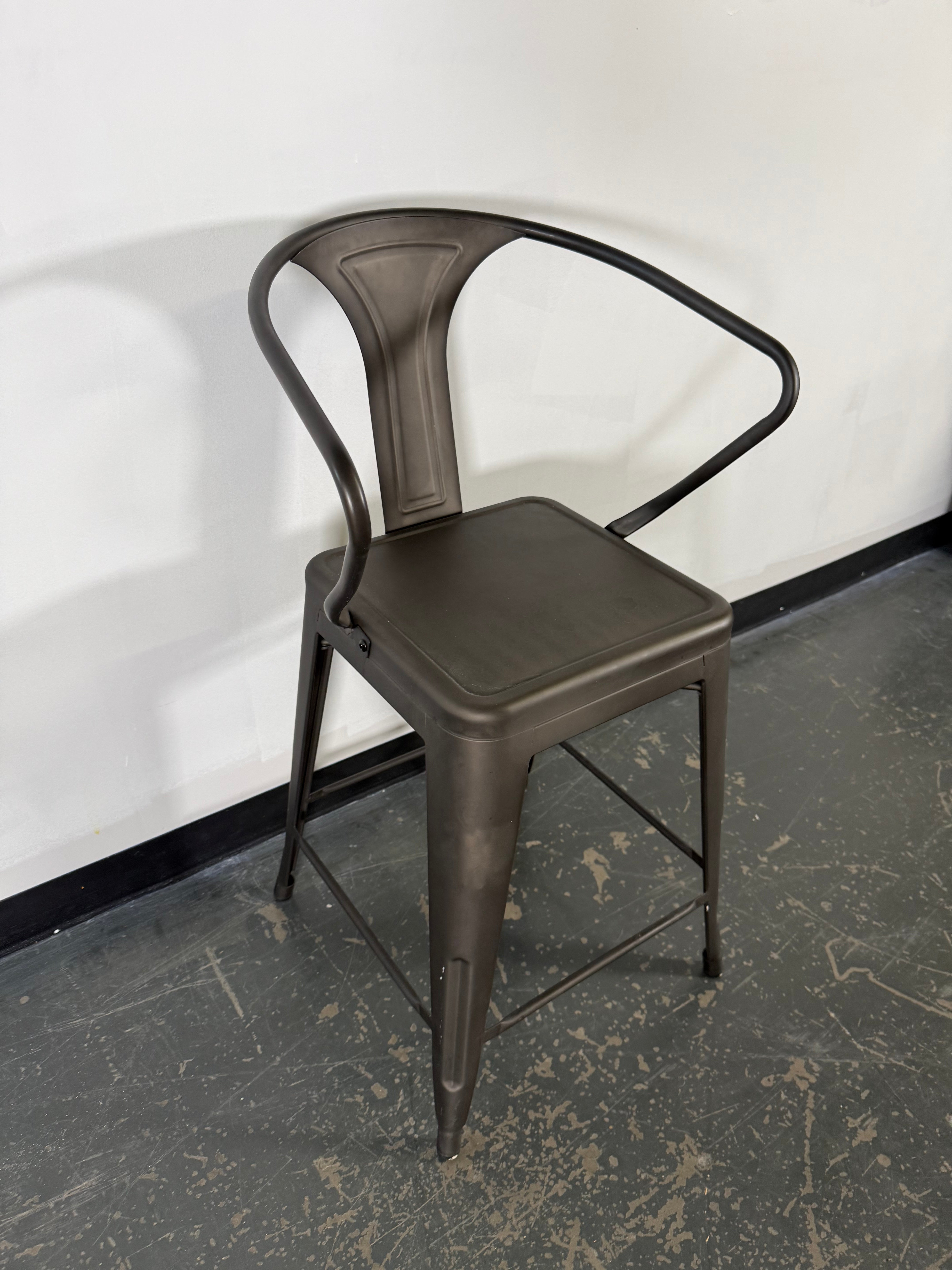 Industrial Metal Bar Stool
