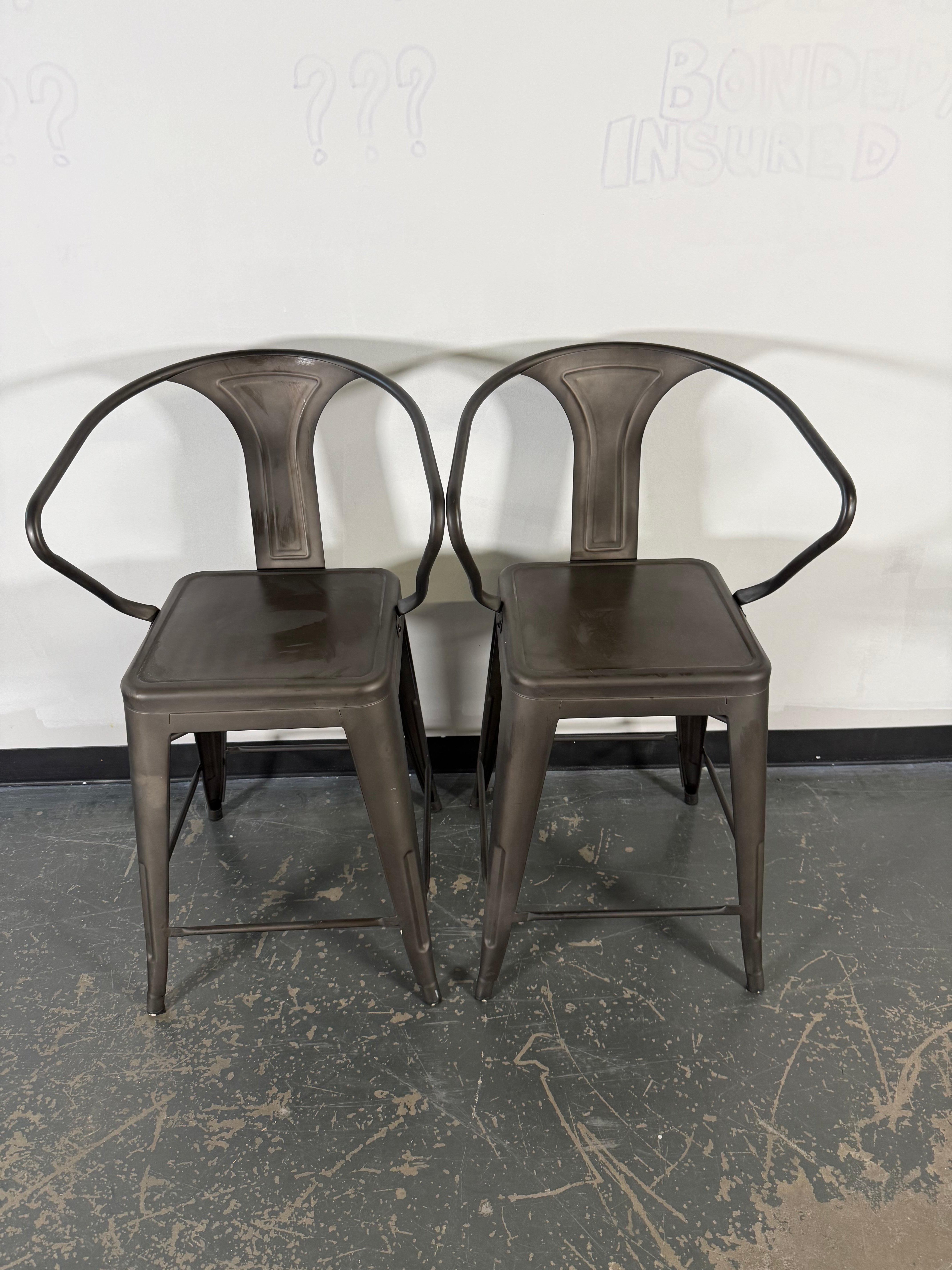 Industrial Metal Bar Stool