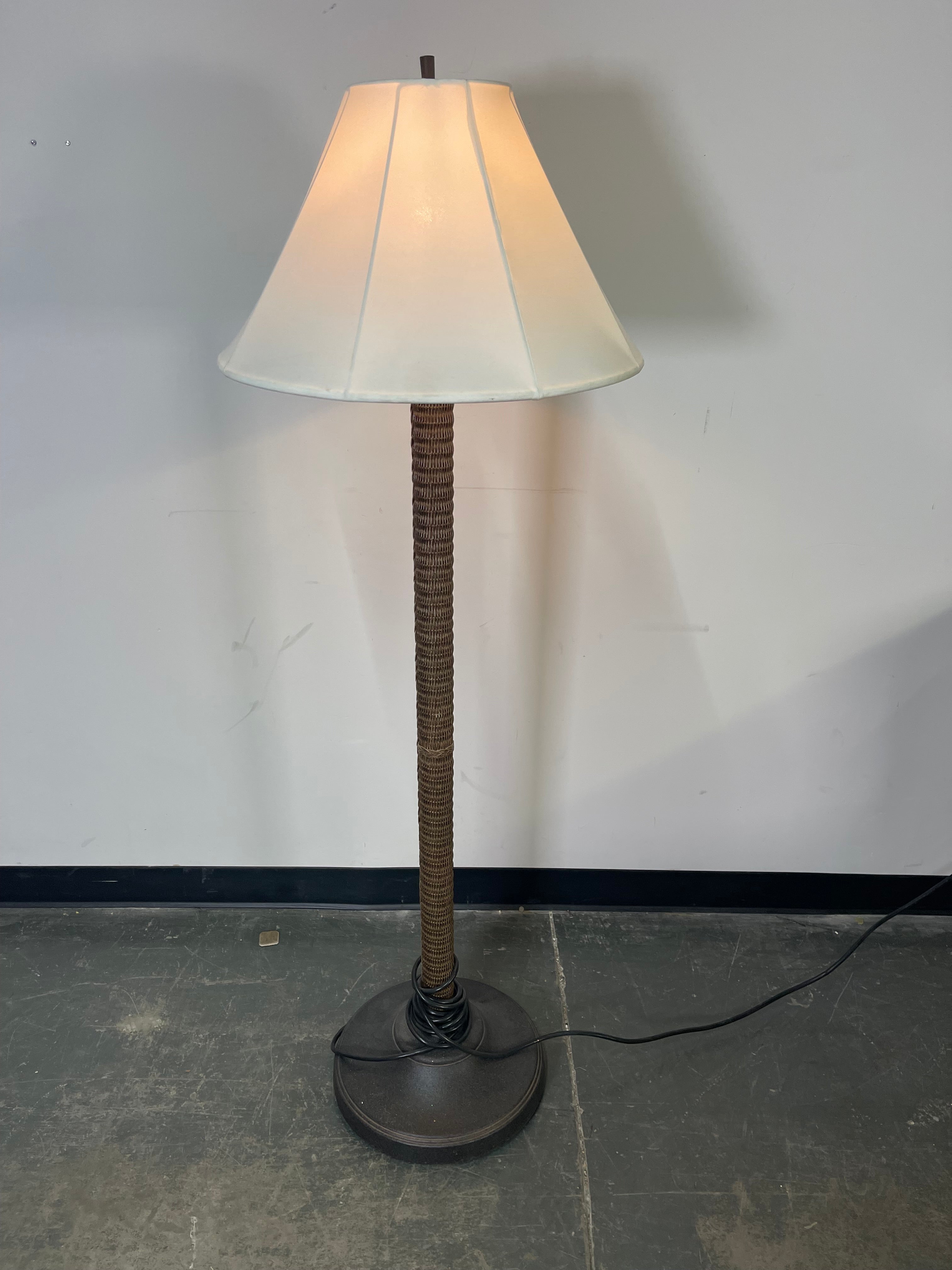 Coastal Woven Floor Lamp