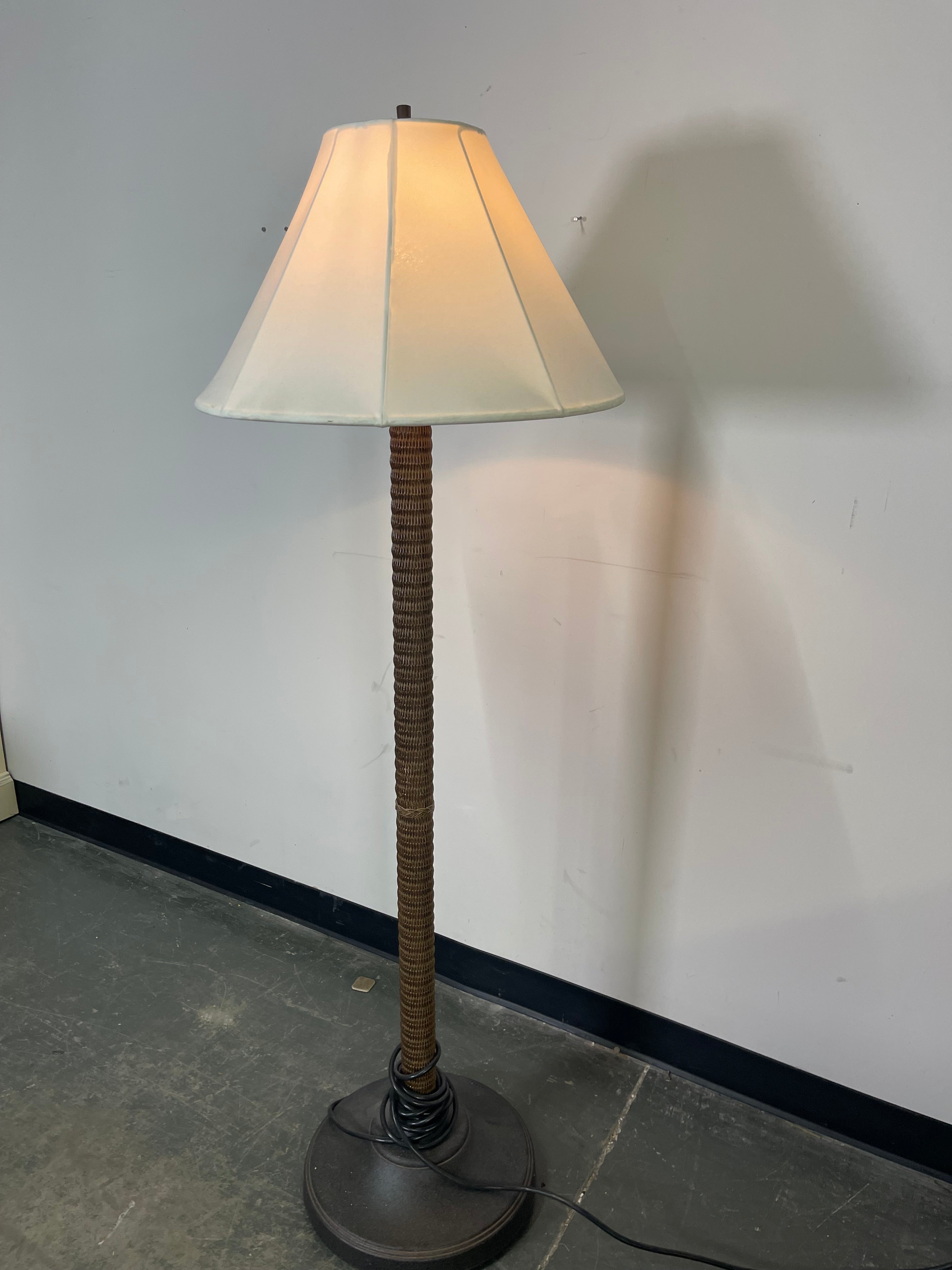 Coastal Woven Floor Lamp