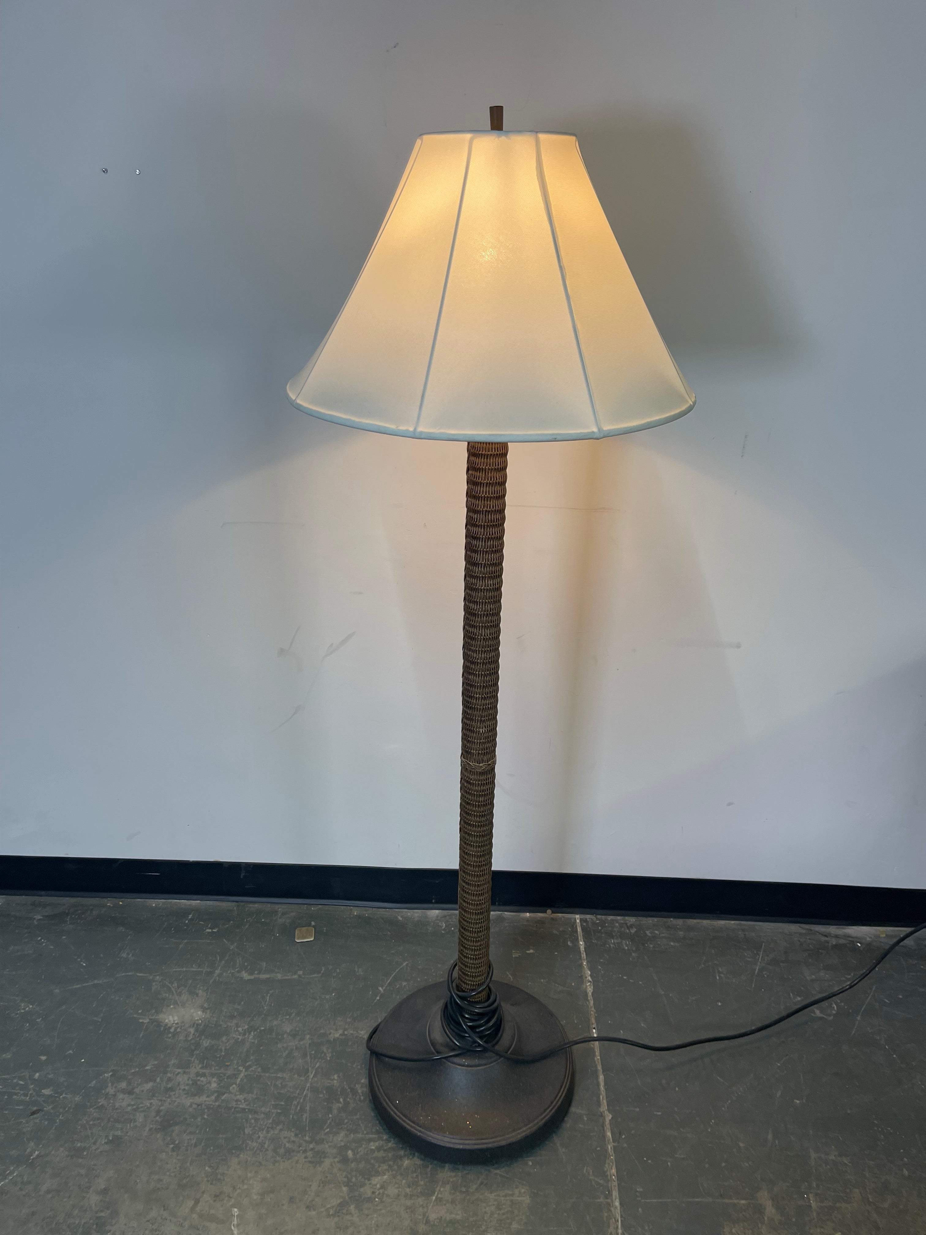 Coastal Woven Floor Lamp
