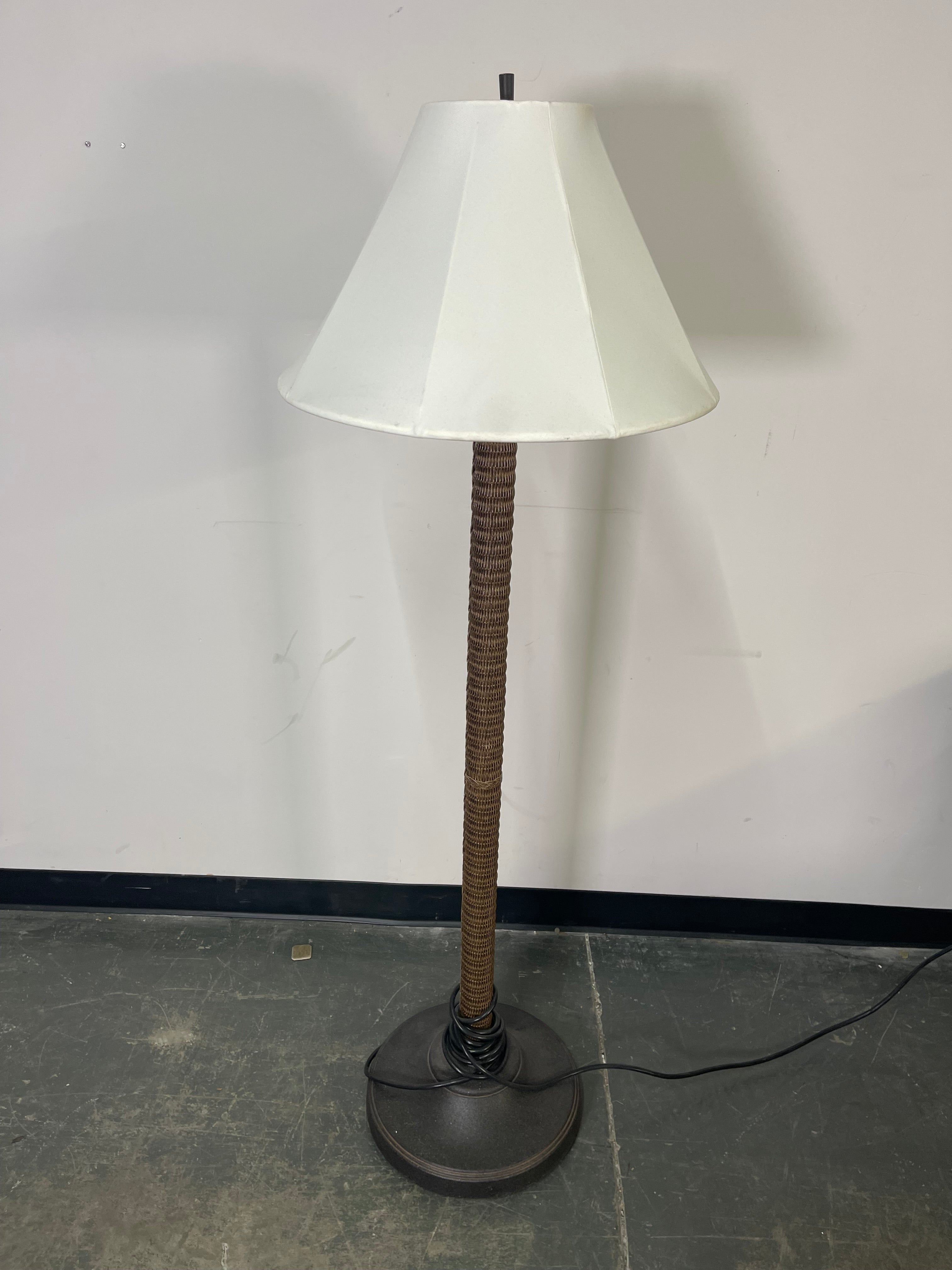 Coastal Woven Floor Lamp