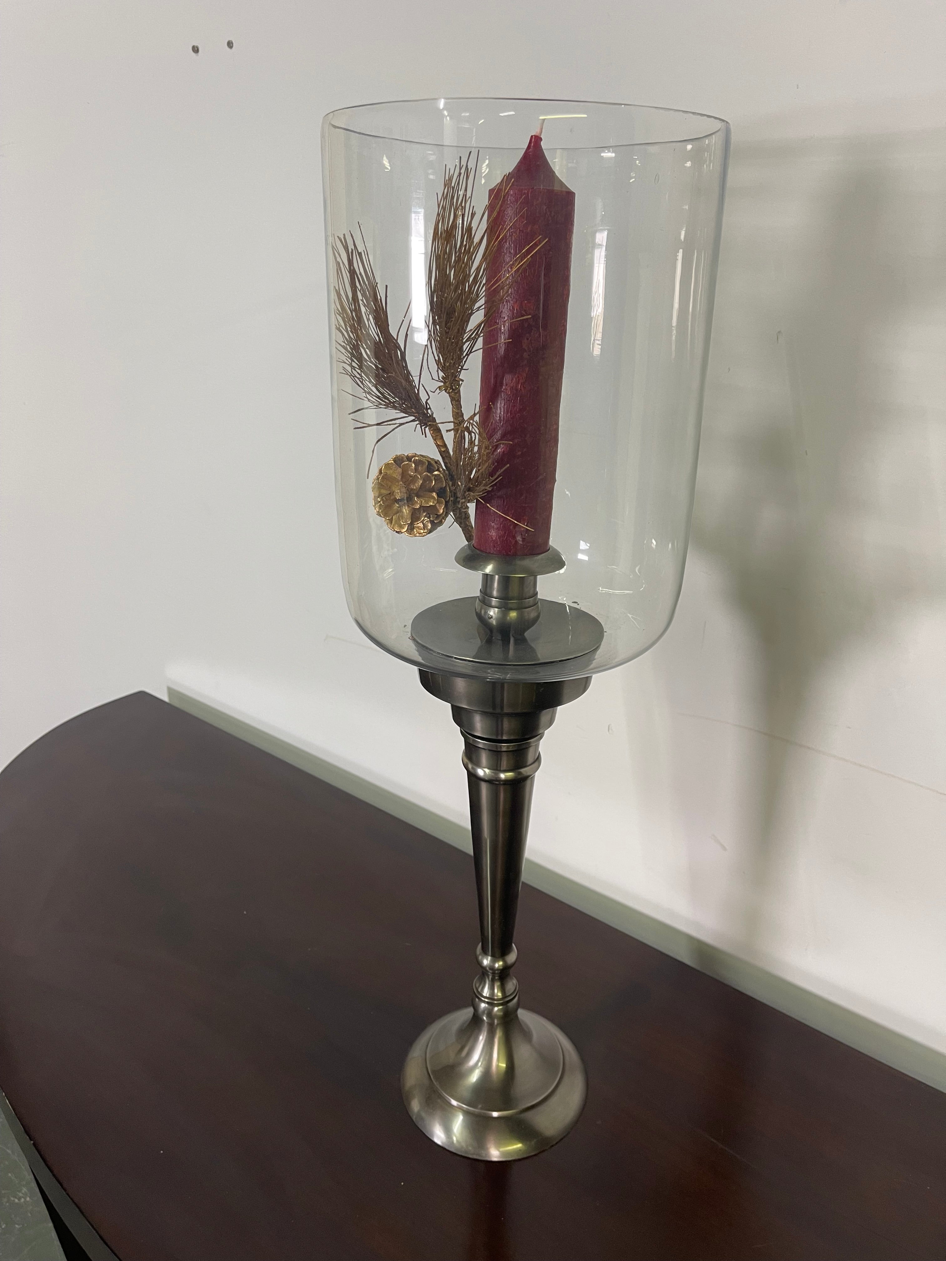 Elegant Hurricane Candle Holders – Set of 2