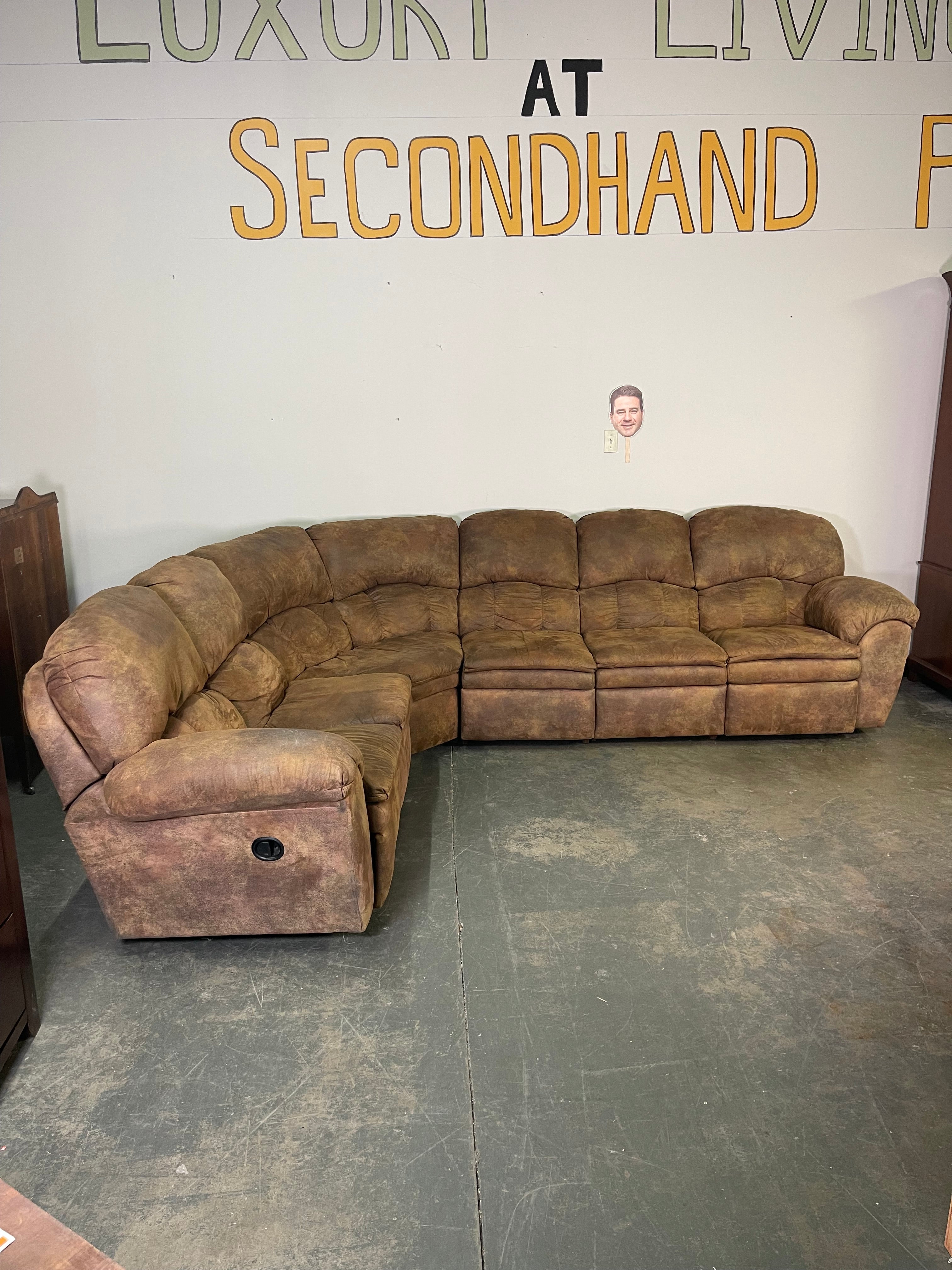 Massive Reclining Sectional Sofa