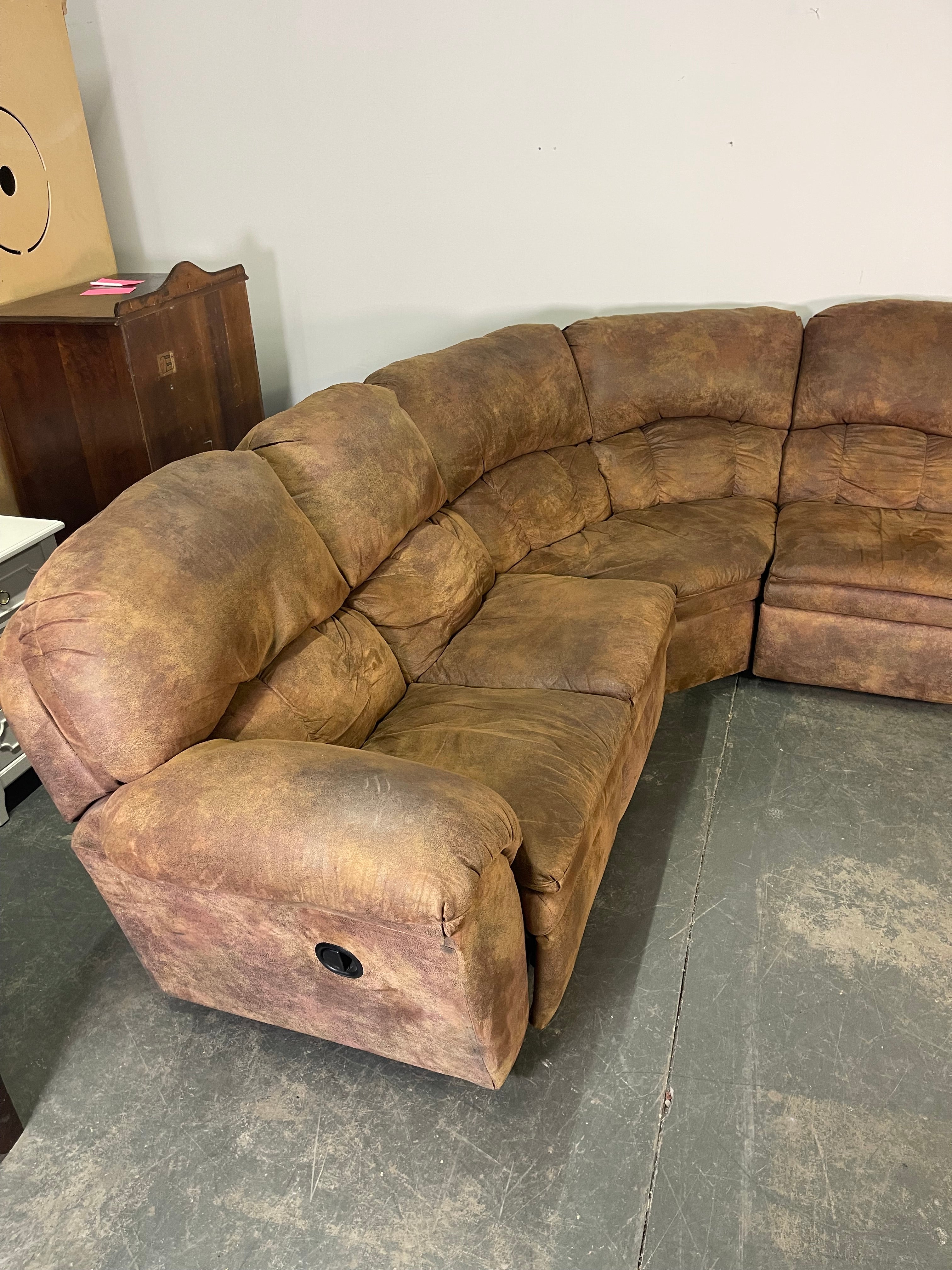 Massive Reclining Sectional Sofa