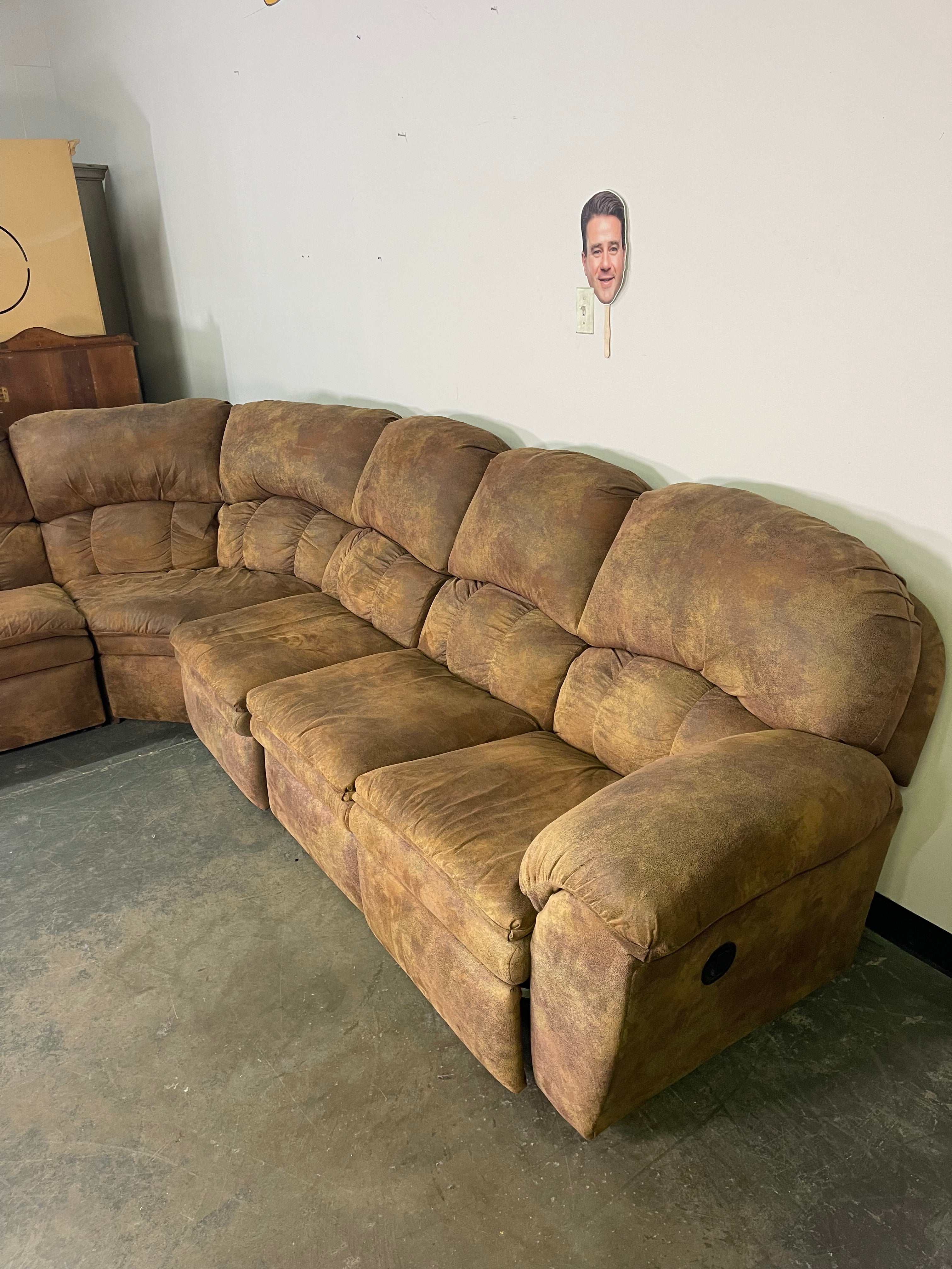 Massive Reclining Sectional Sofa