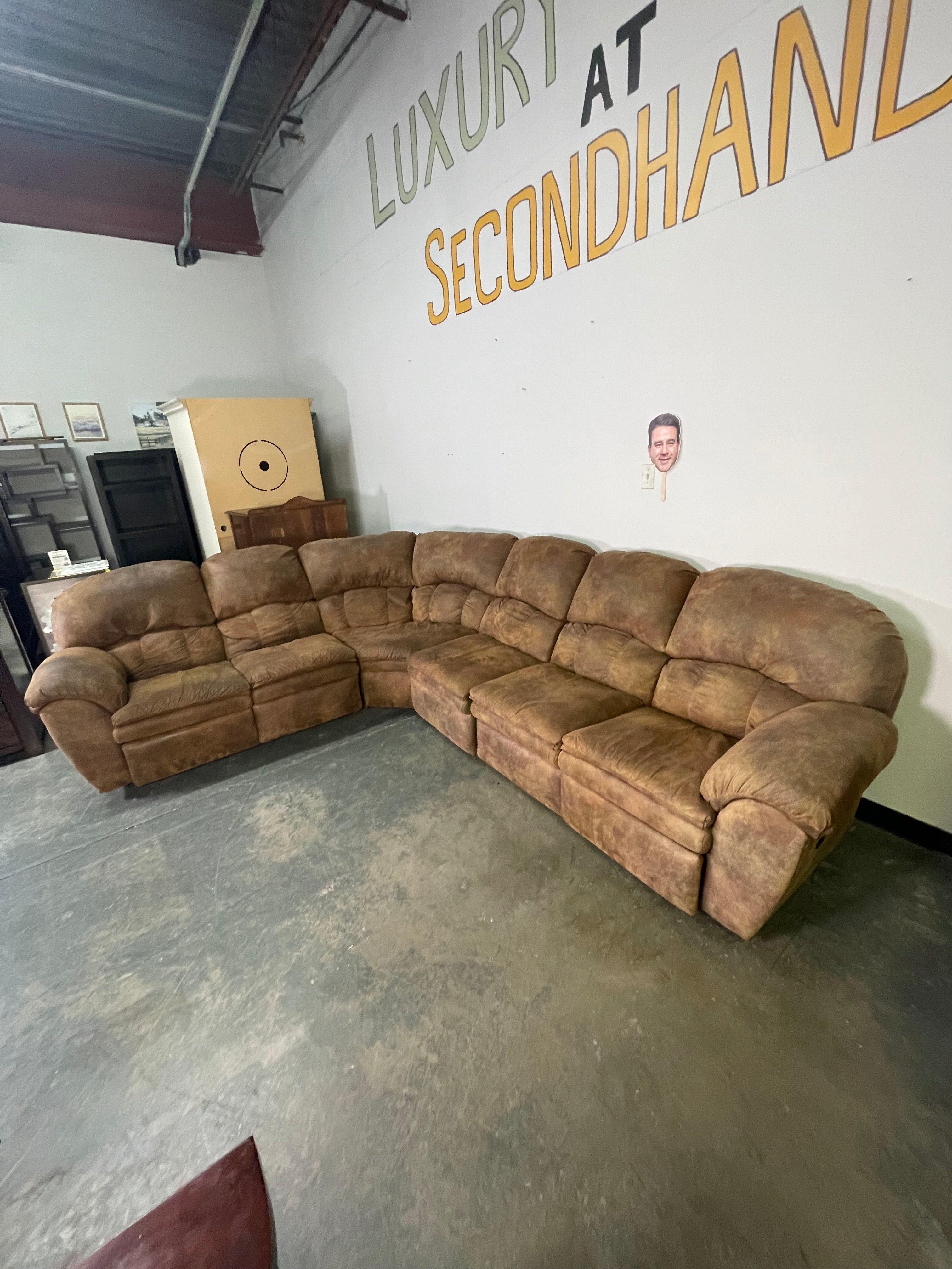 Massive Reclining Sectional Sofa