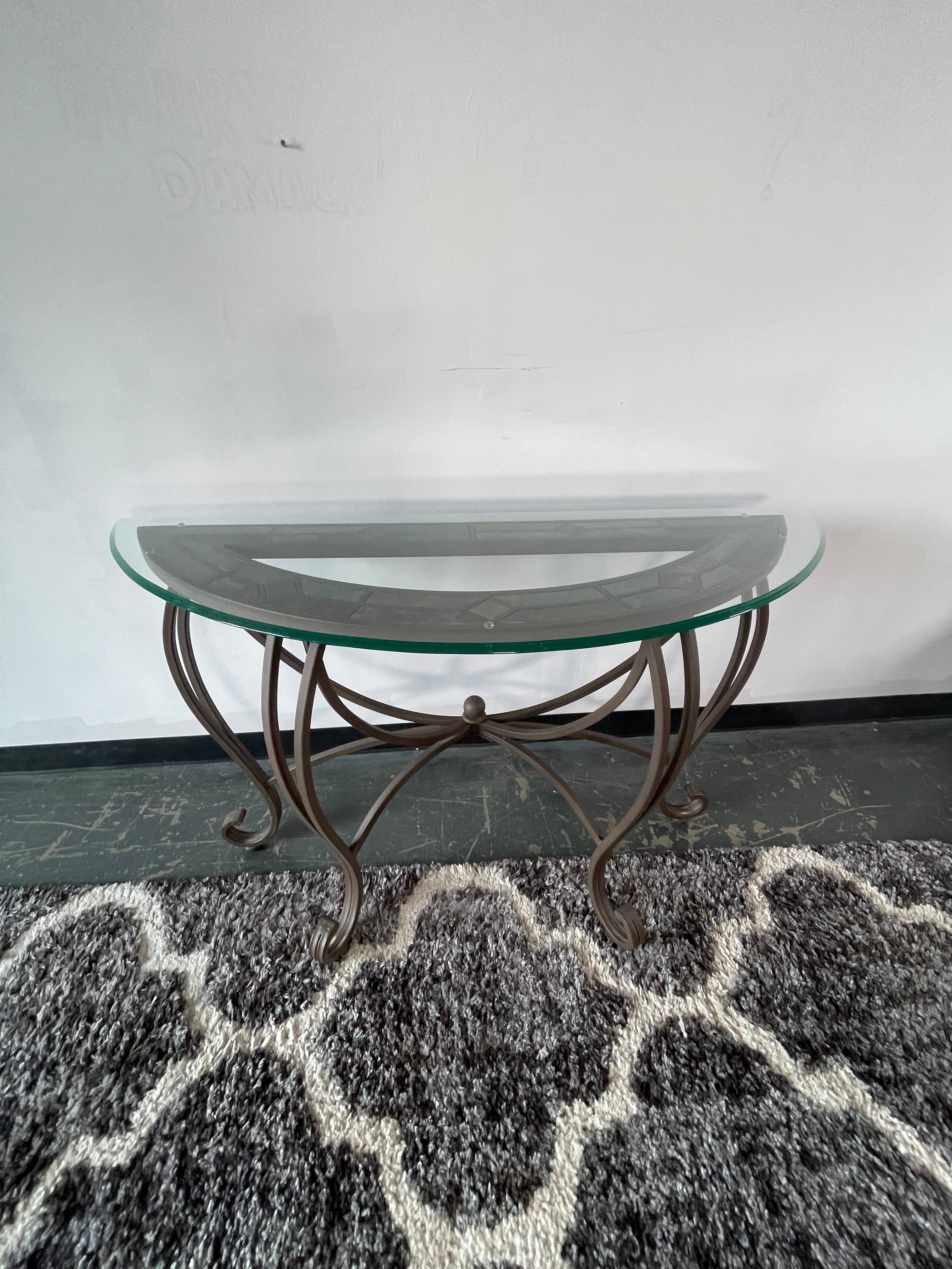 Glass Entry Table