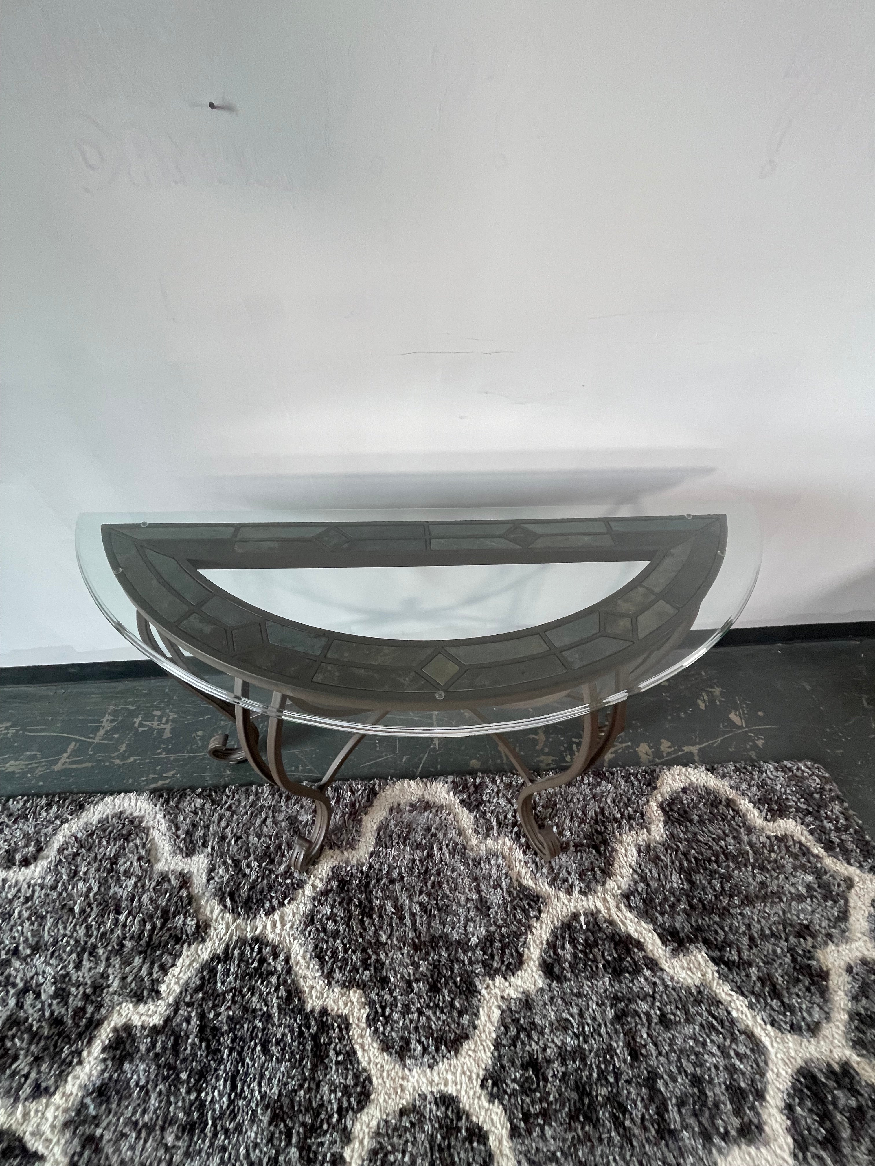 Glass Entry Table
