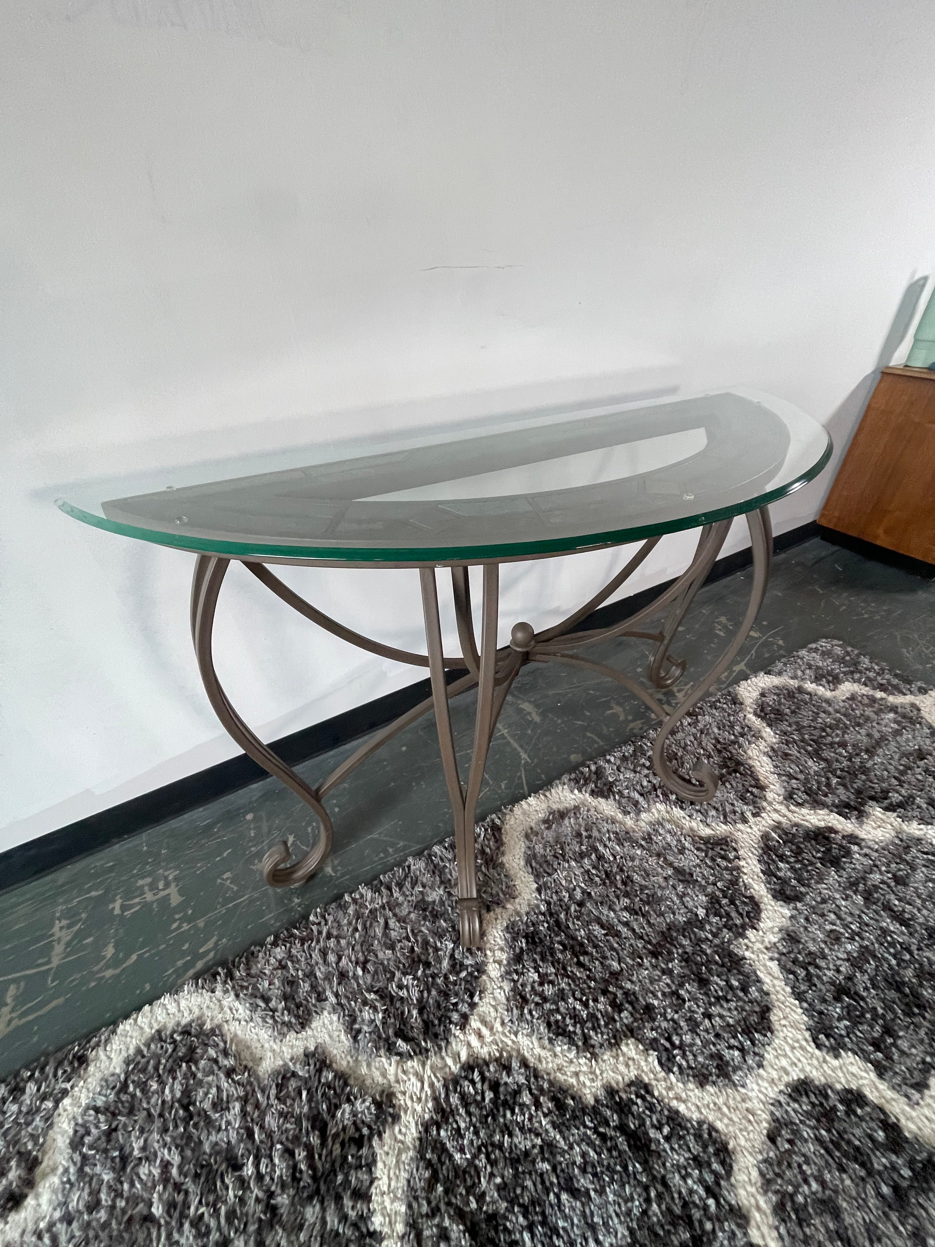 Glass Entry Table