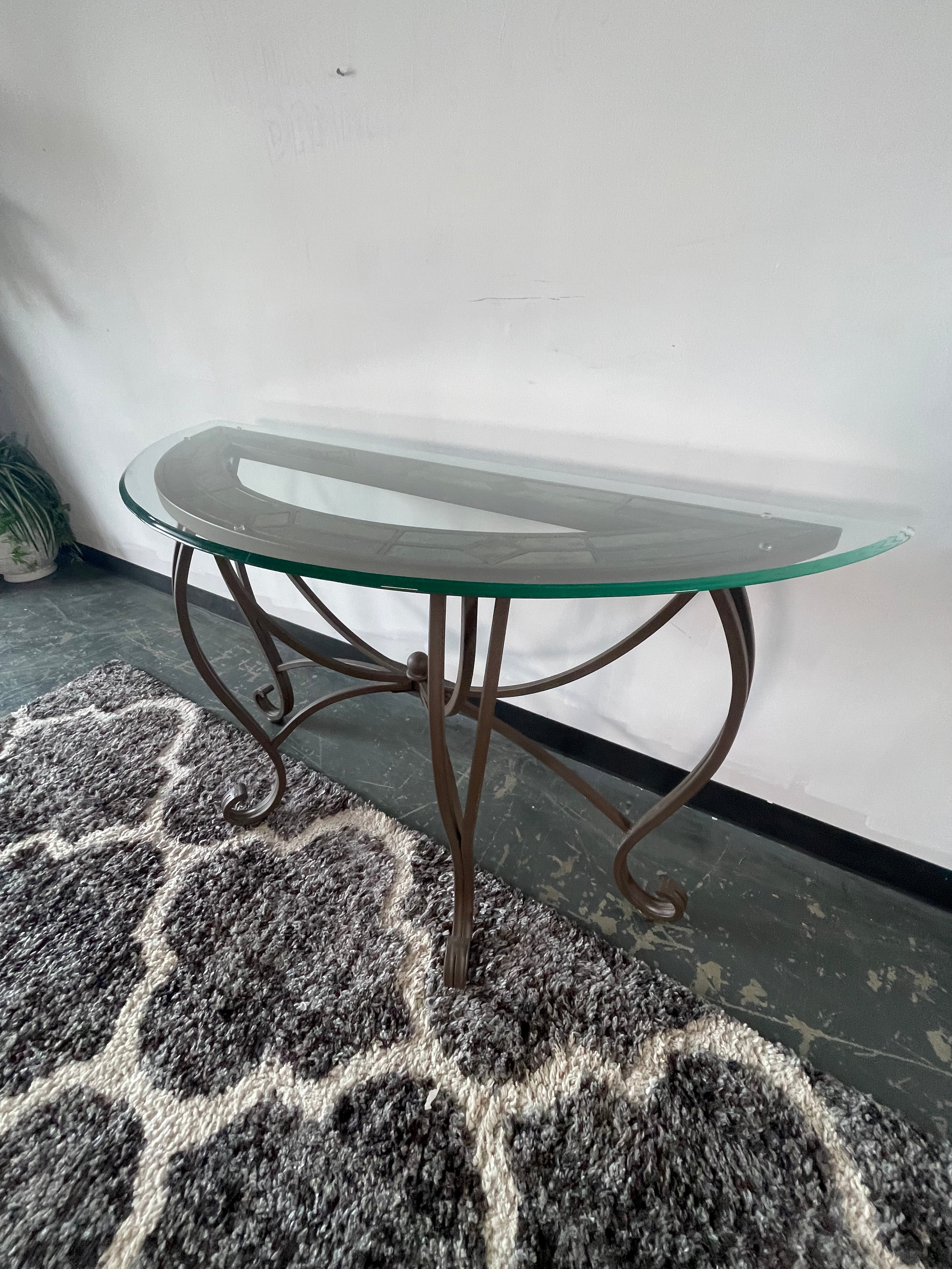 Glass Entry Table