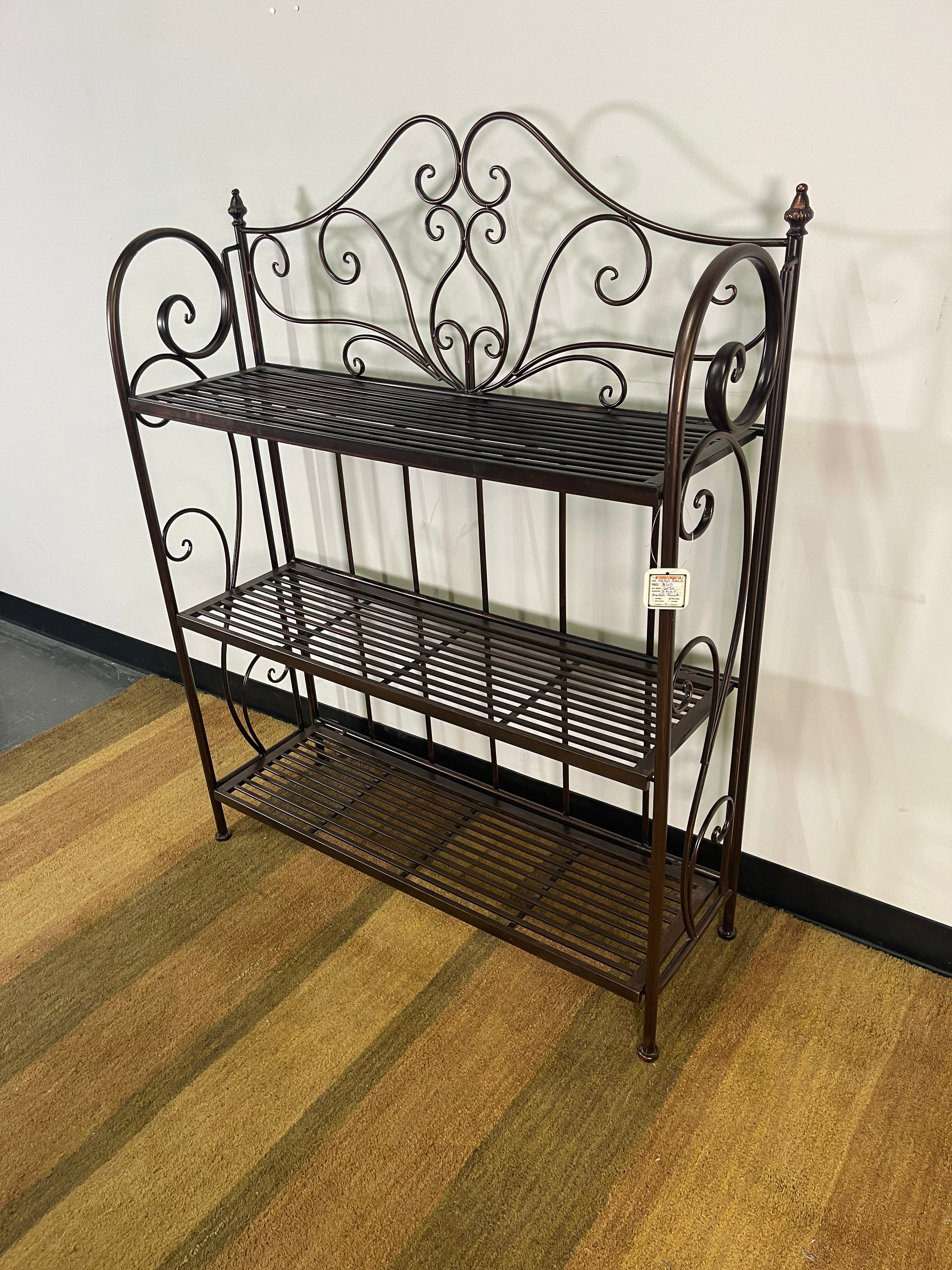 Ornate Metal Display Rack