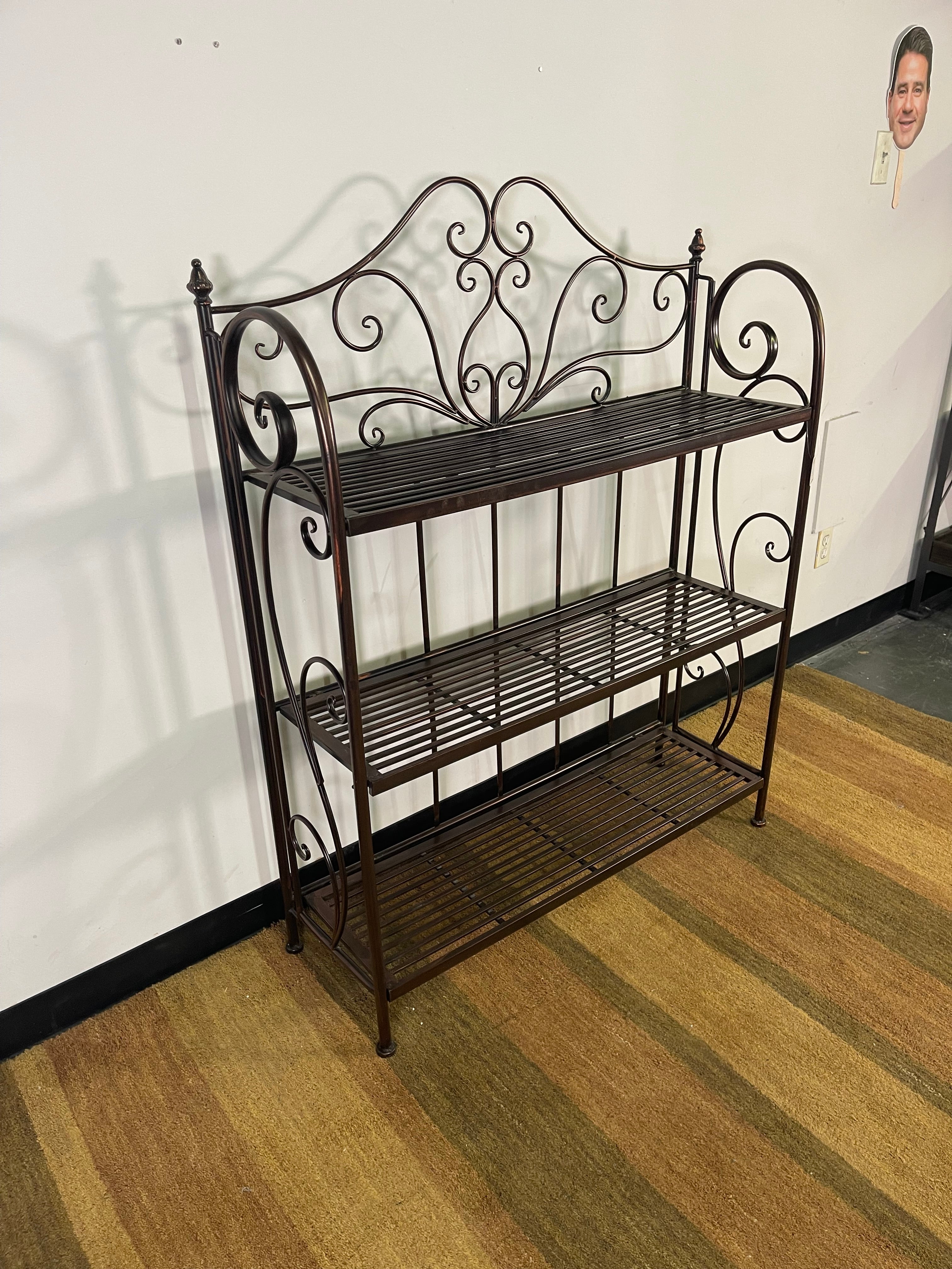 Ornate Metal Display Rack