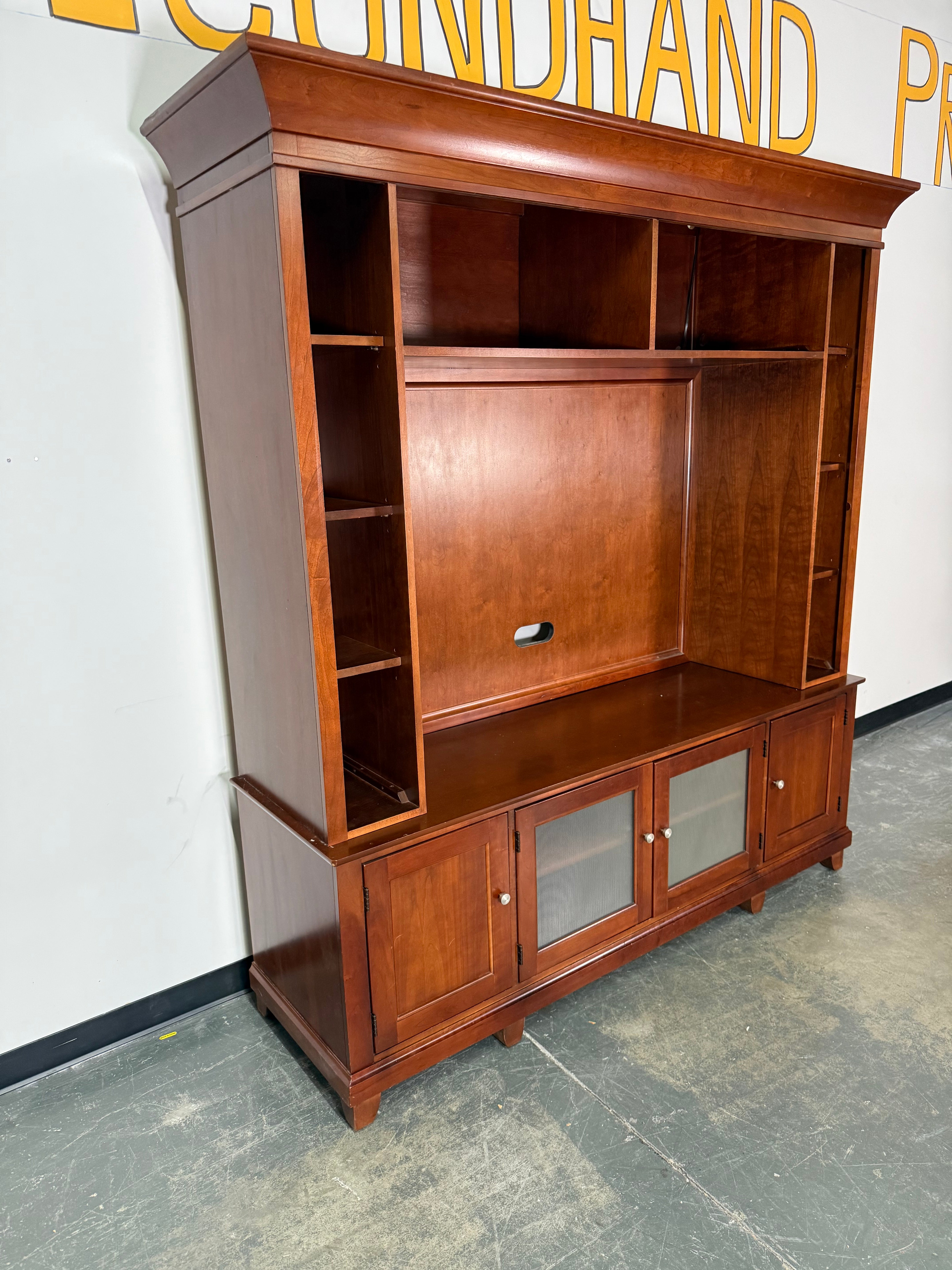 Beautiful Cherry Entertainment Center / Media Hutch