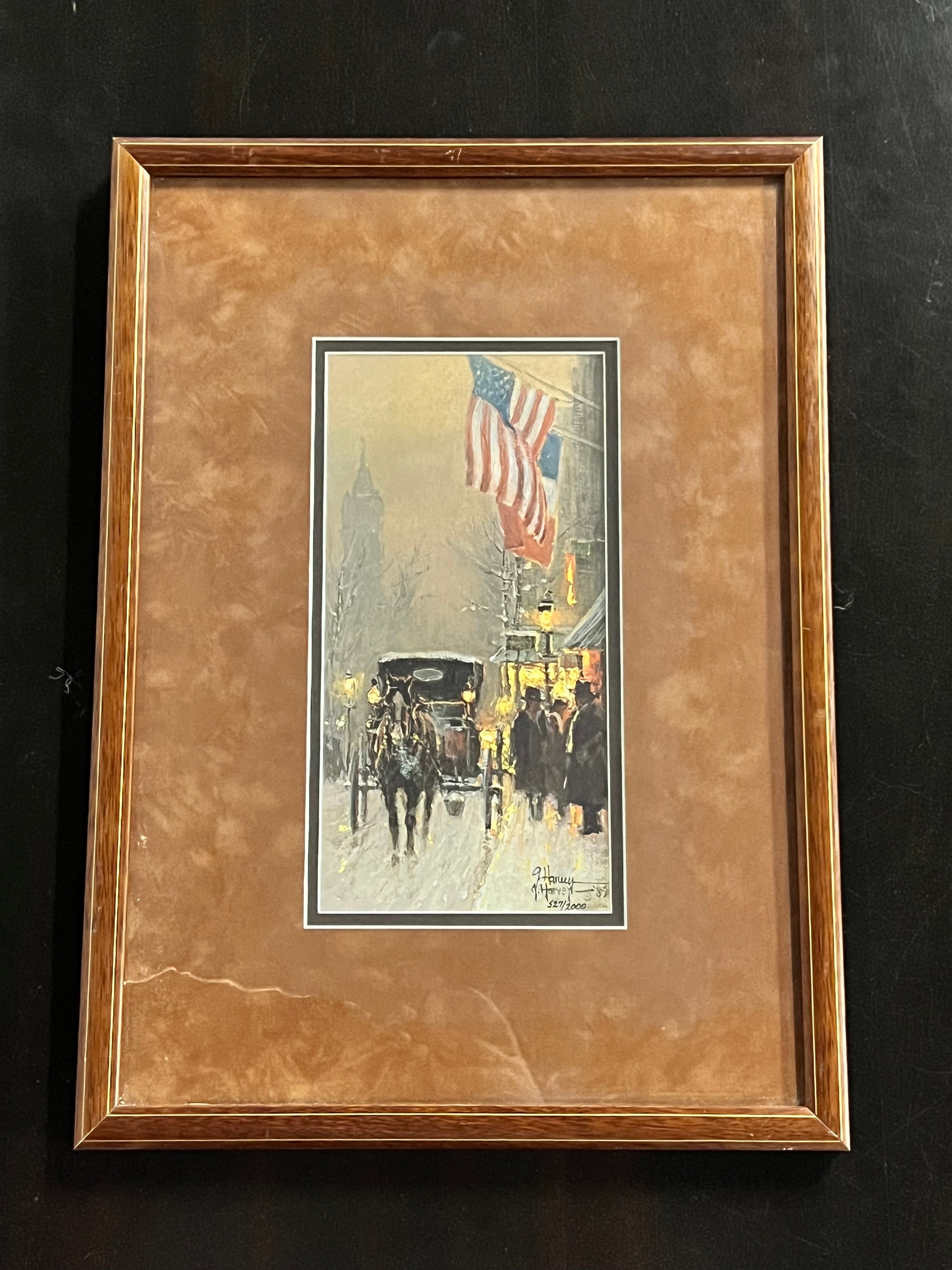 Framed Art Print — “The Dinner Carriage”