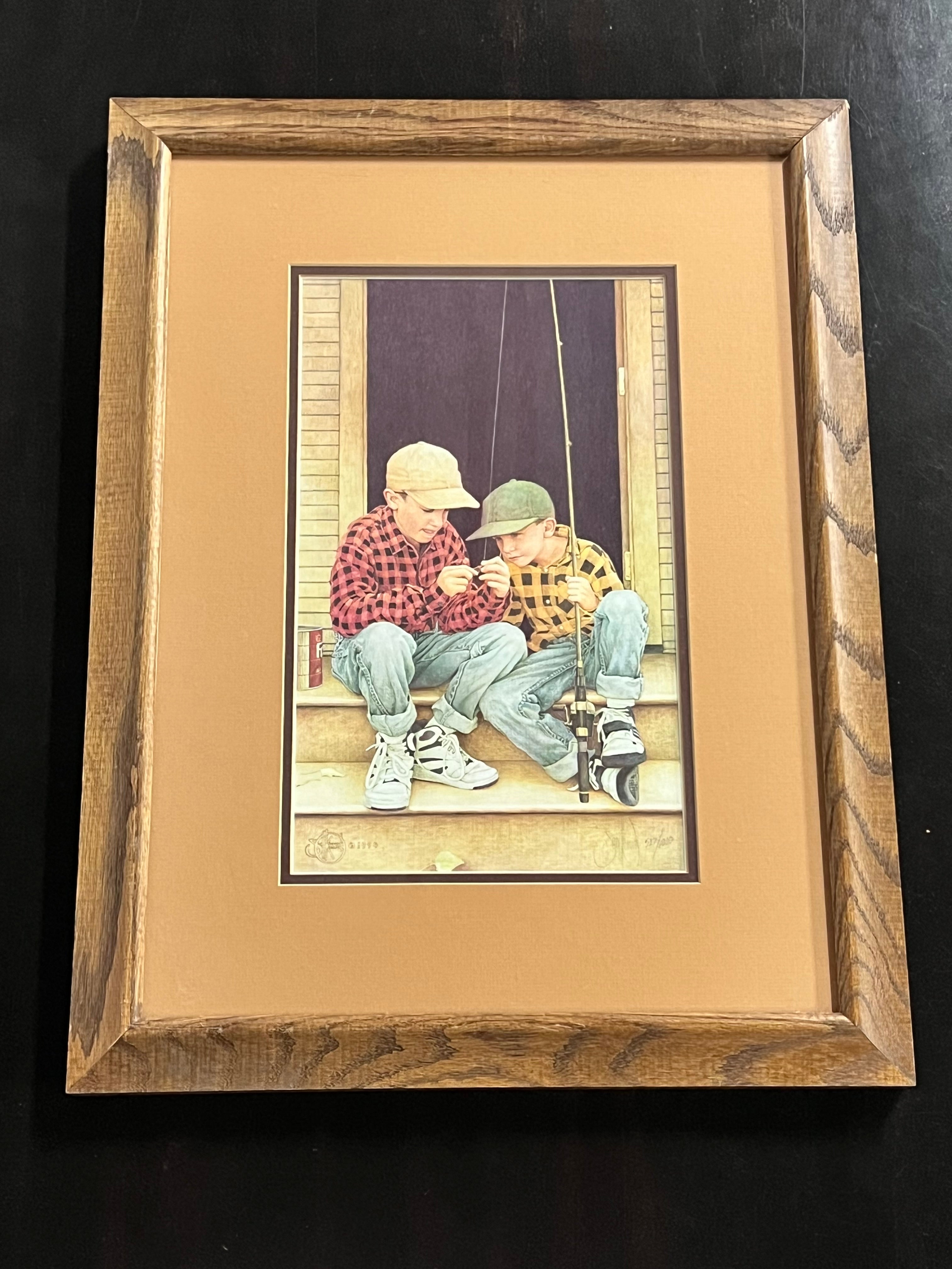 Framed Art Print — “The Lesson”