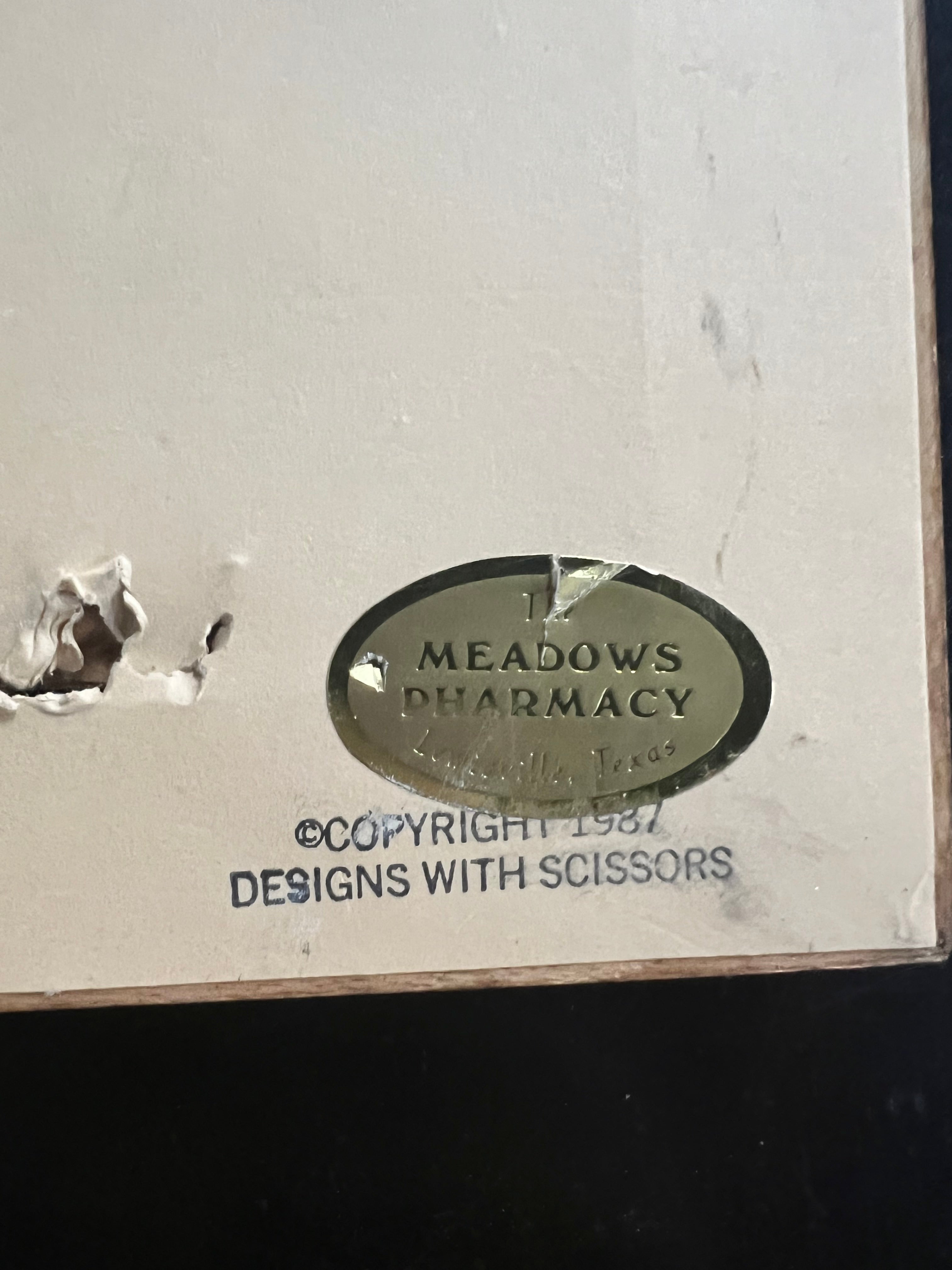 Vintage Quilt Sampler–Style Framed Print