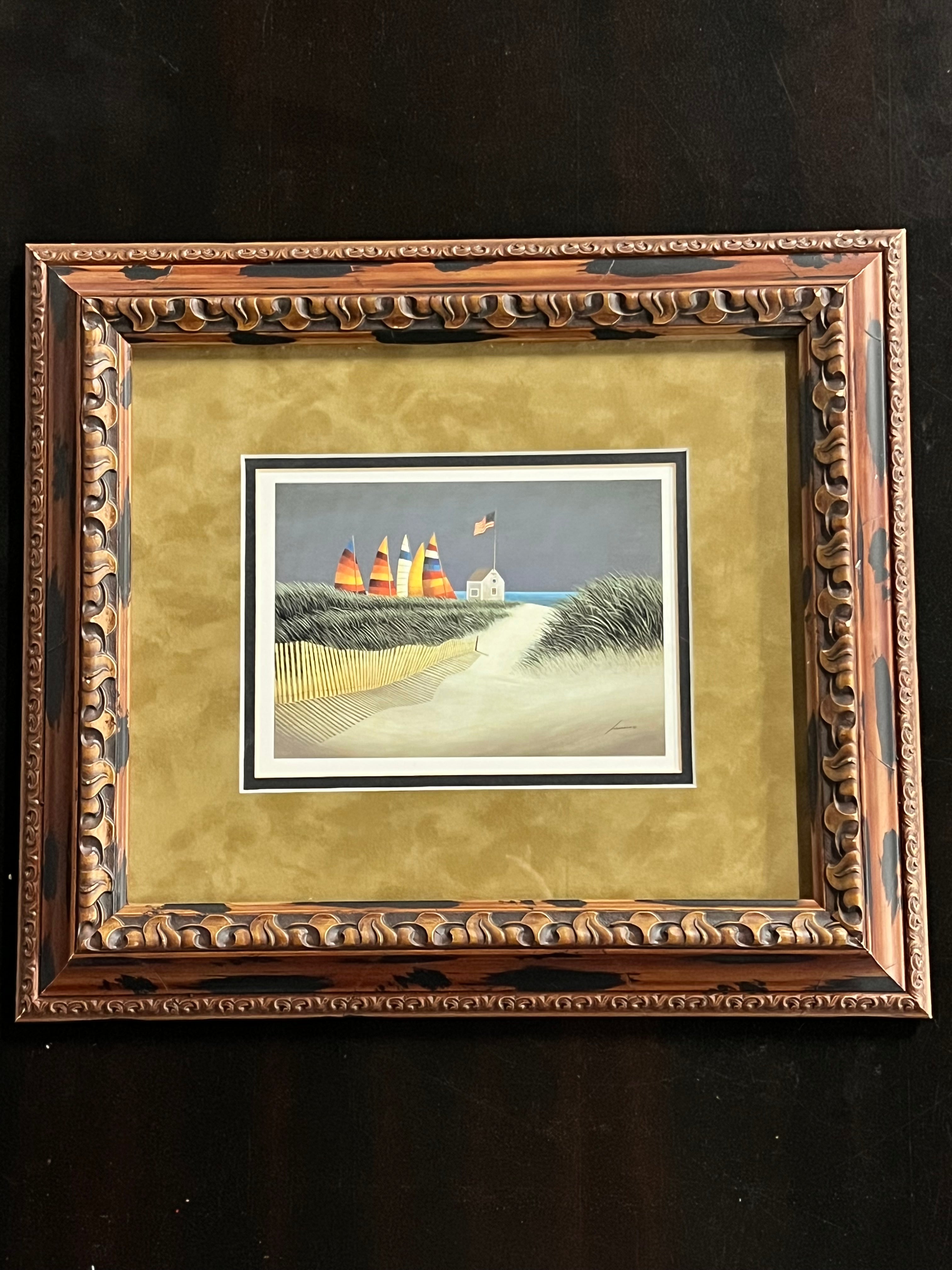 Lowell Herrero – “Summer Rentals” Framed Art Print