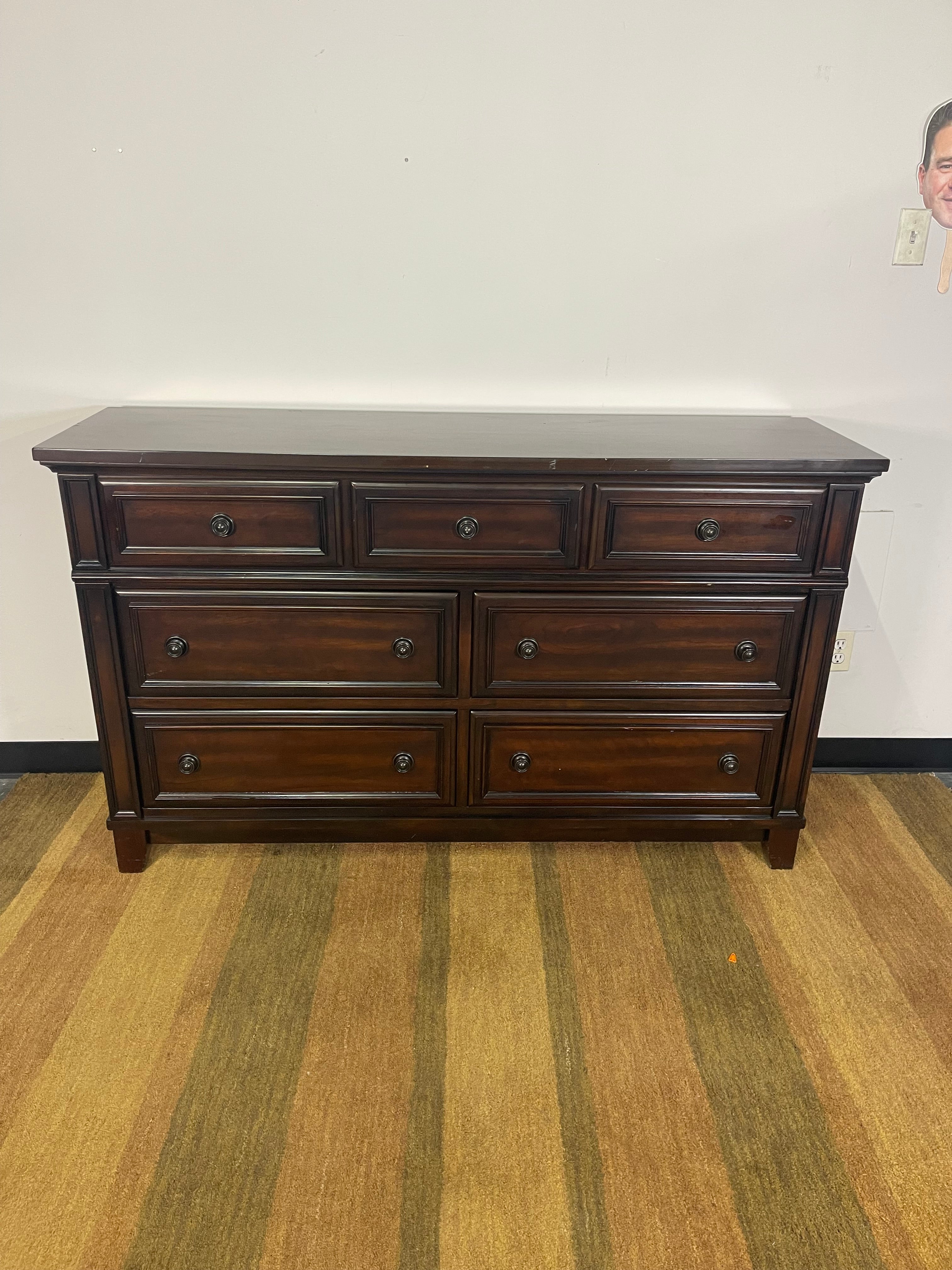 Espresso Wood Dresser & Nightstand Set