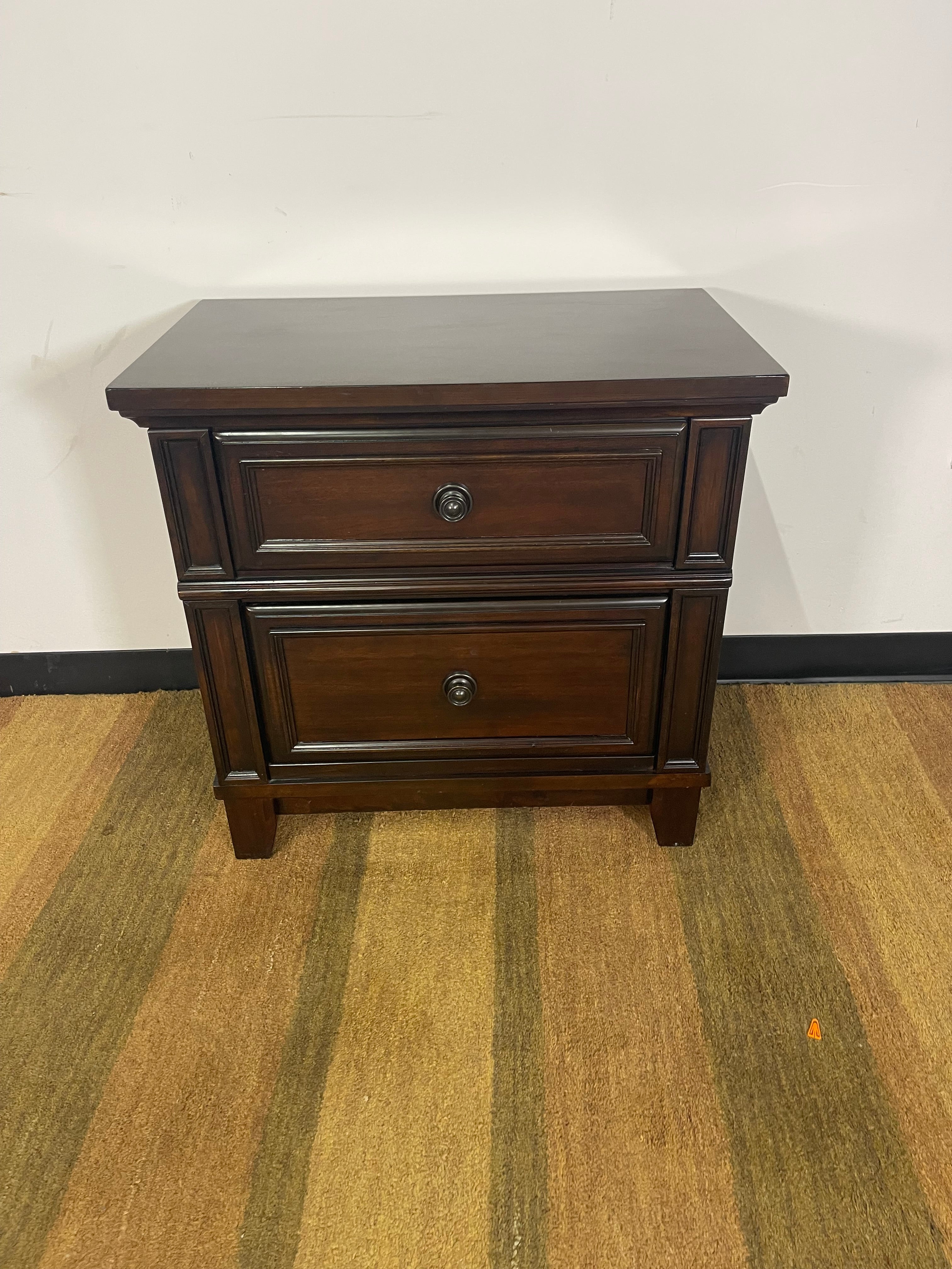 Espresso Wood Dresser & Nightstand Set