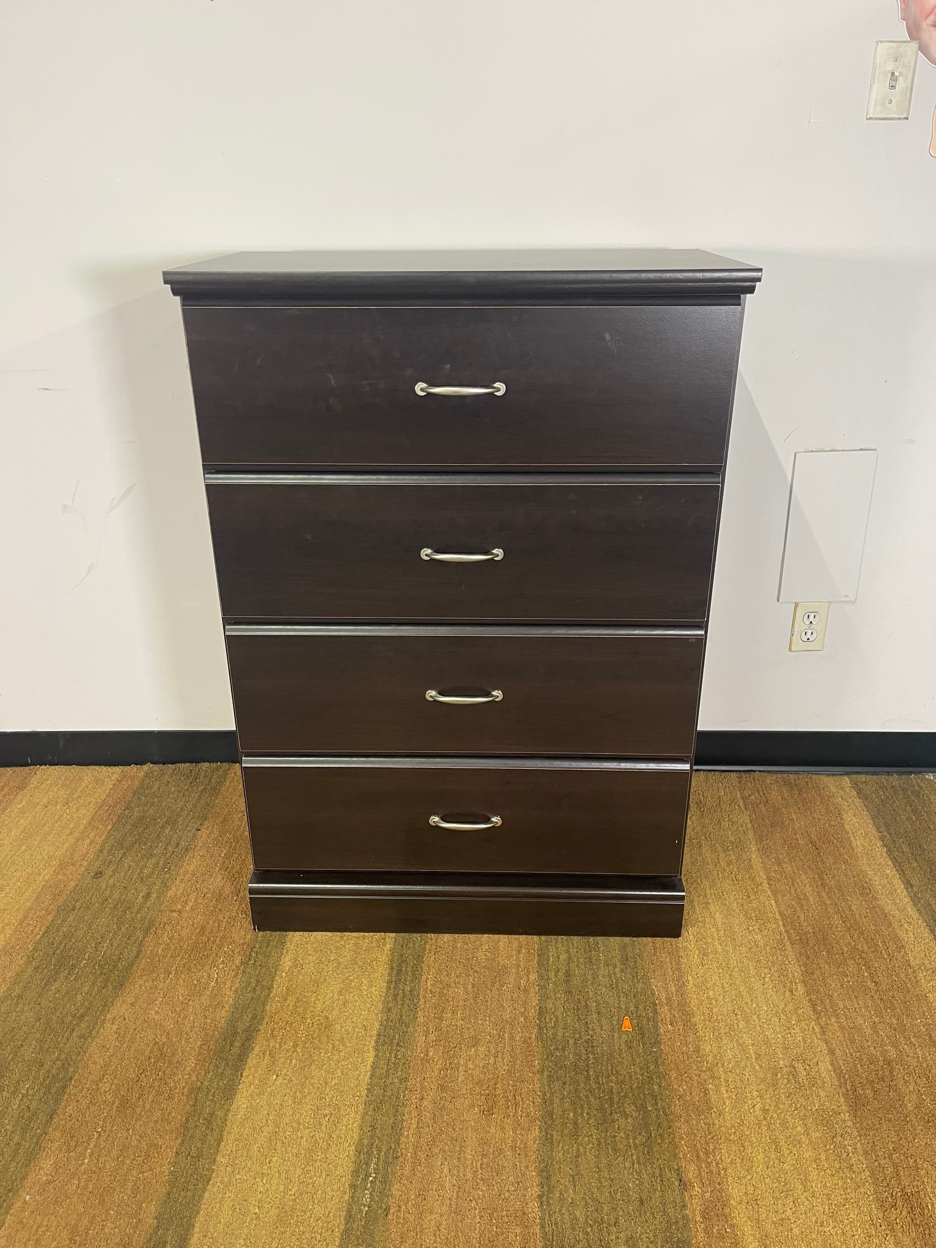 Espresso 4-Drawer Chest