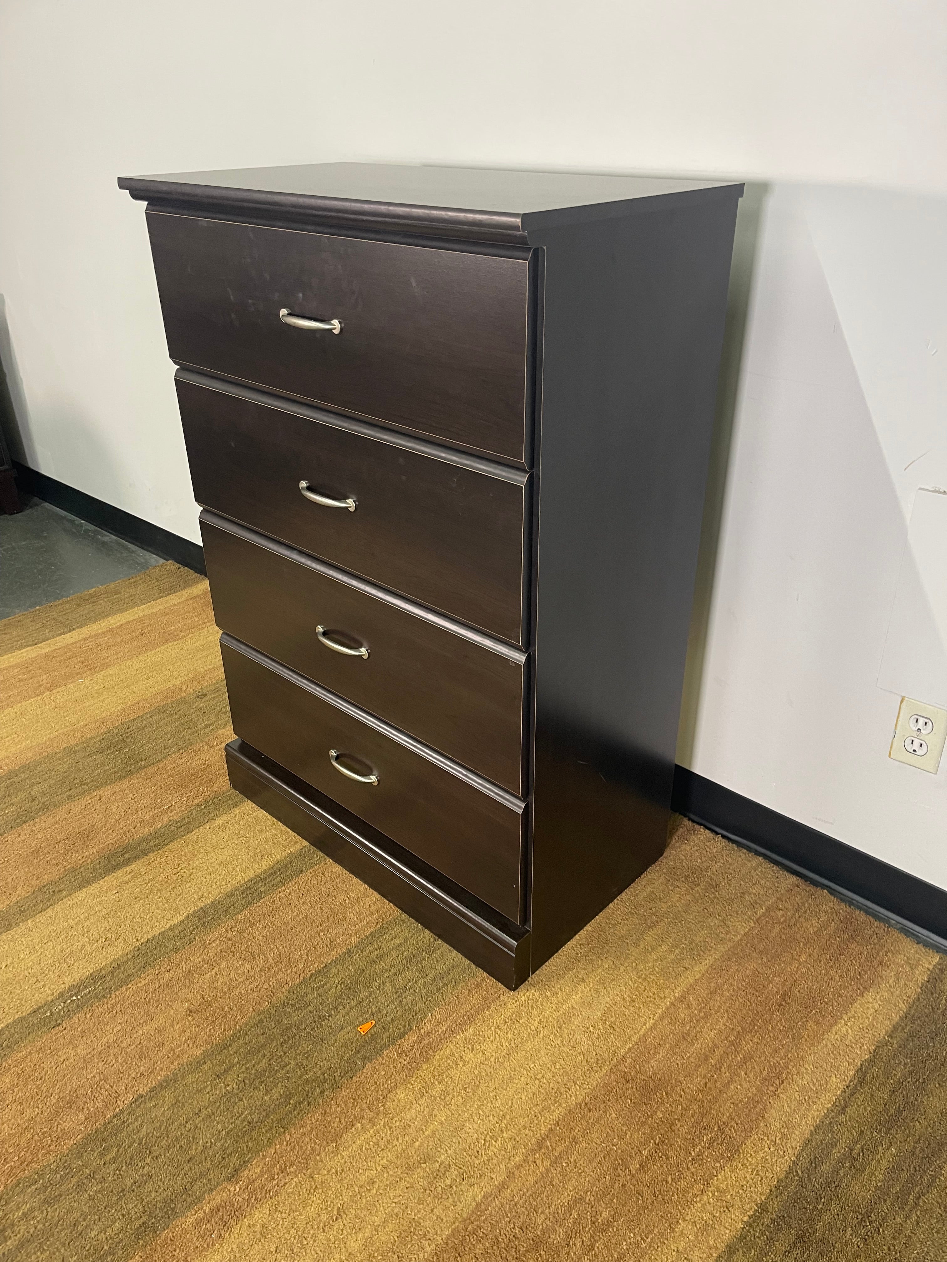 Espresso 4-Drawer Chest
