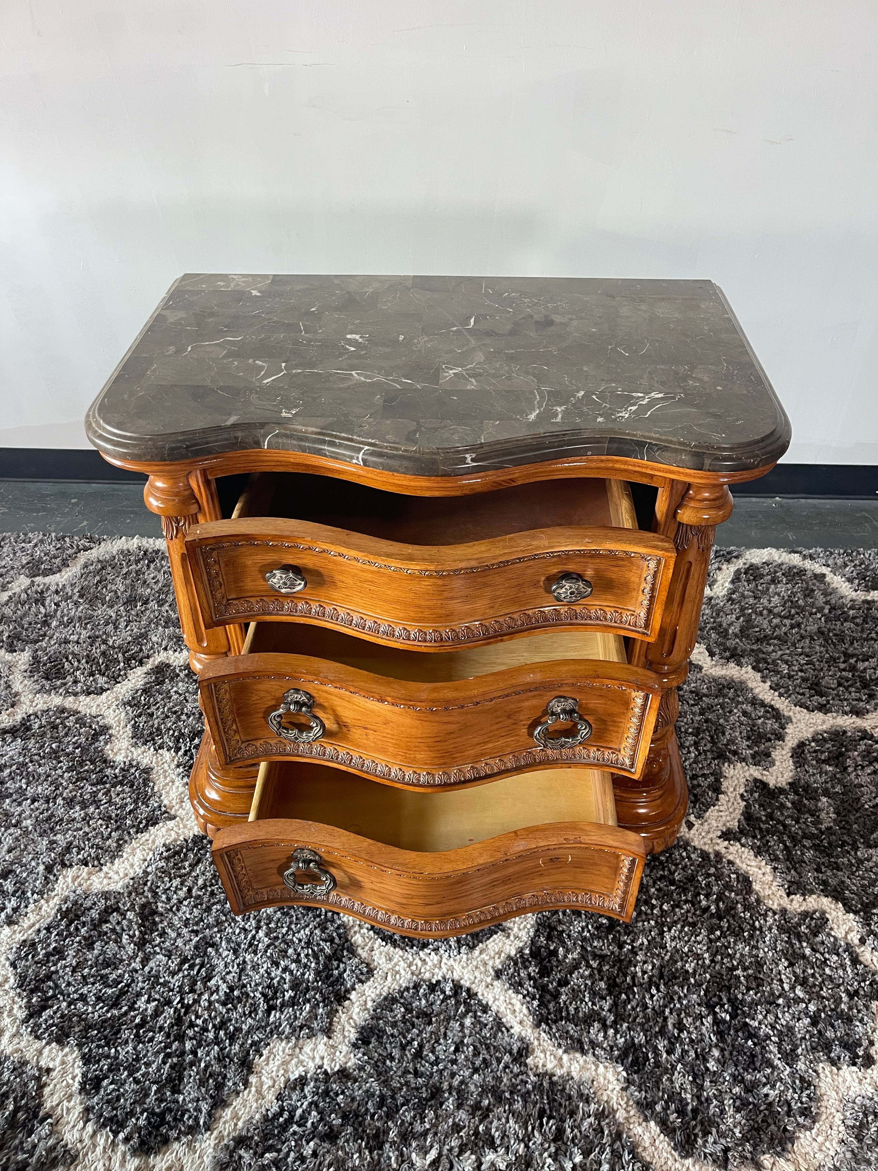 Carved night stands