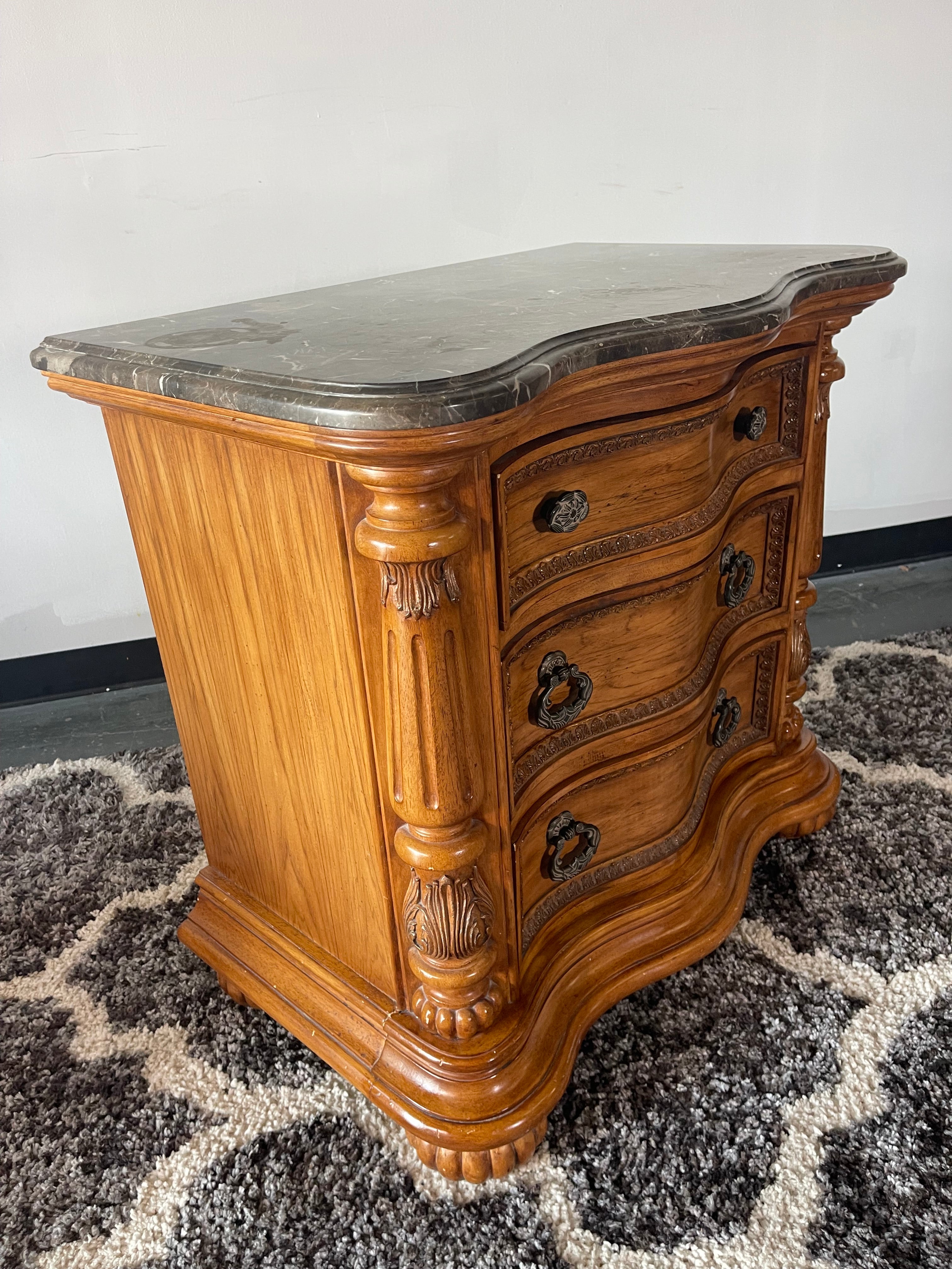 Carved night stands