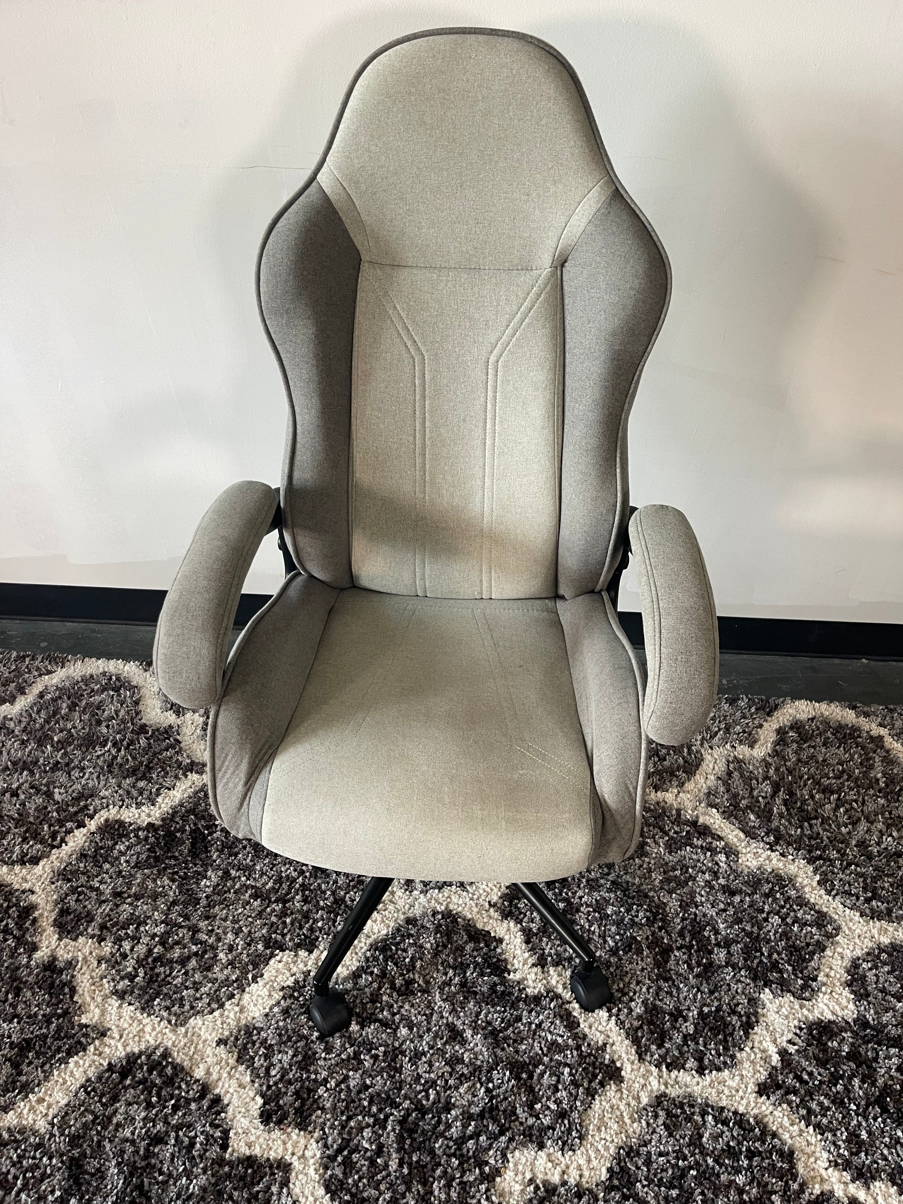 High-Back Fabric Racing-Style Office Chair