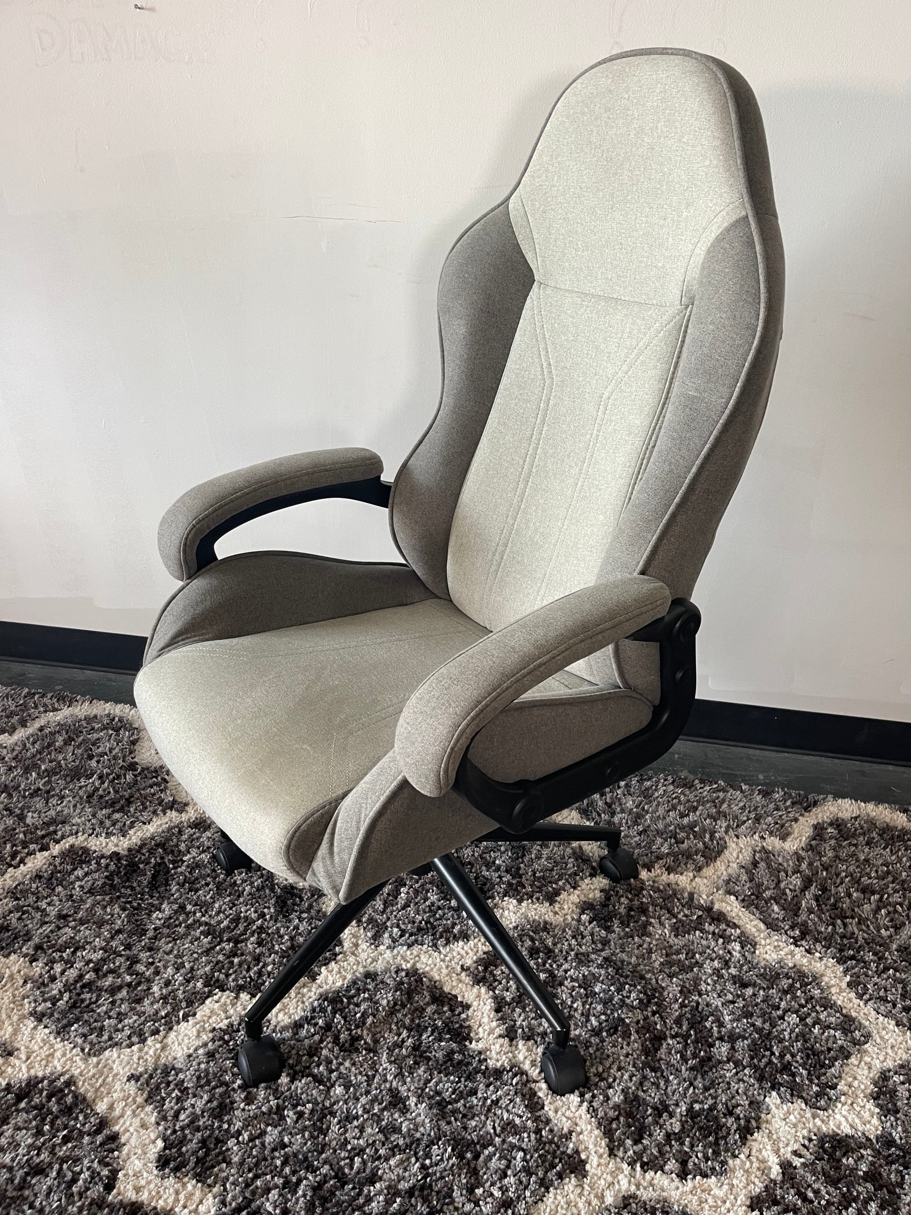 High-Back Fabric Racing-Style Office Chair