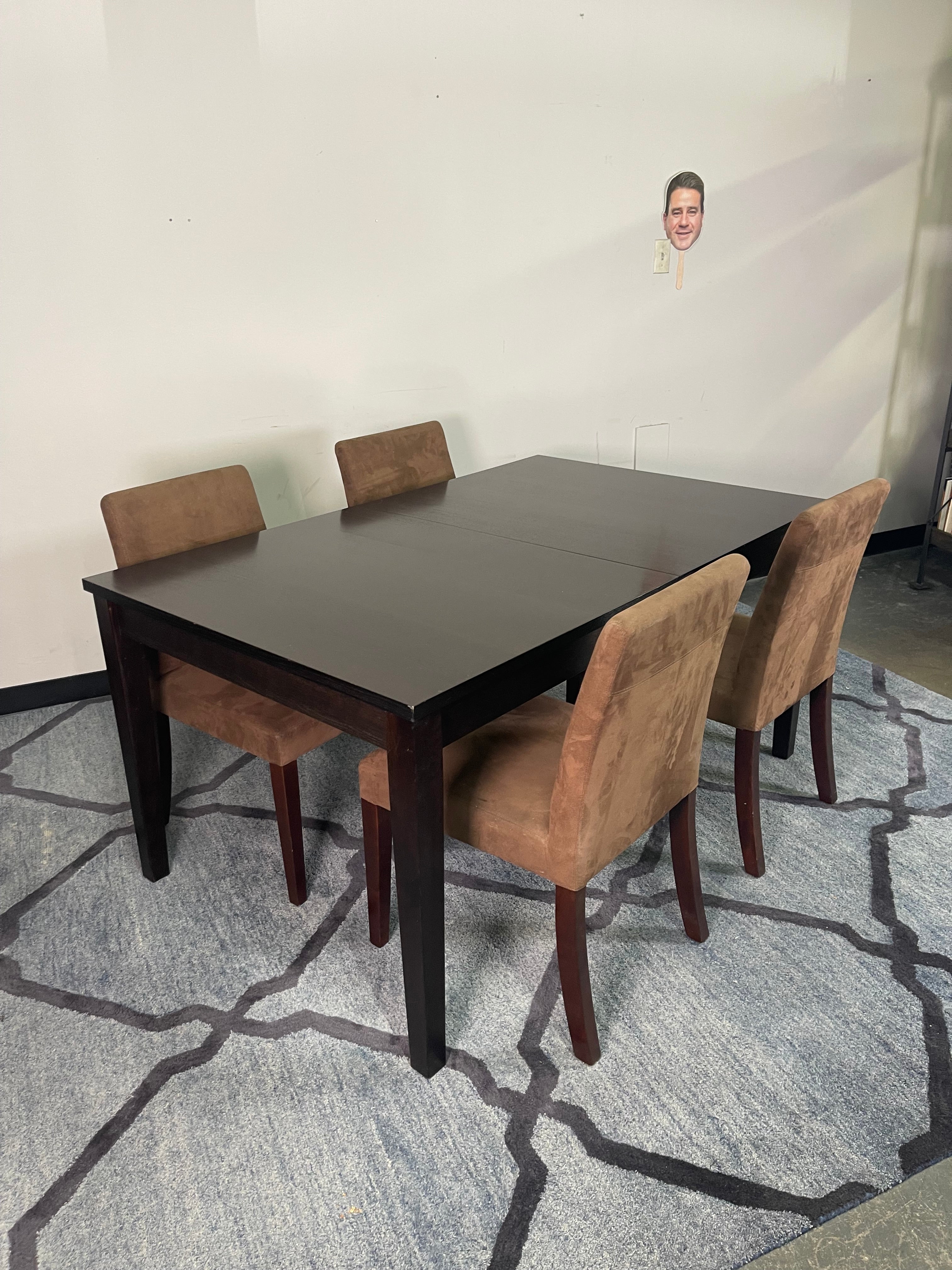 Crate & Barrel Dining Table with 4 Chairs