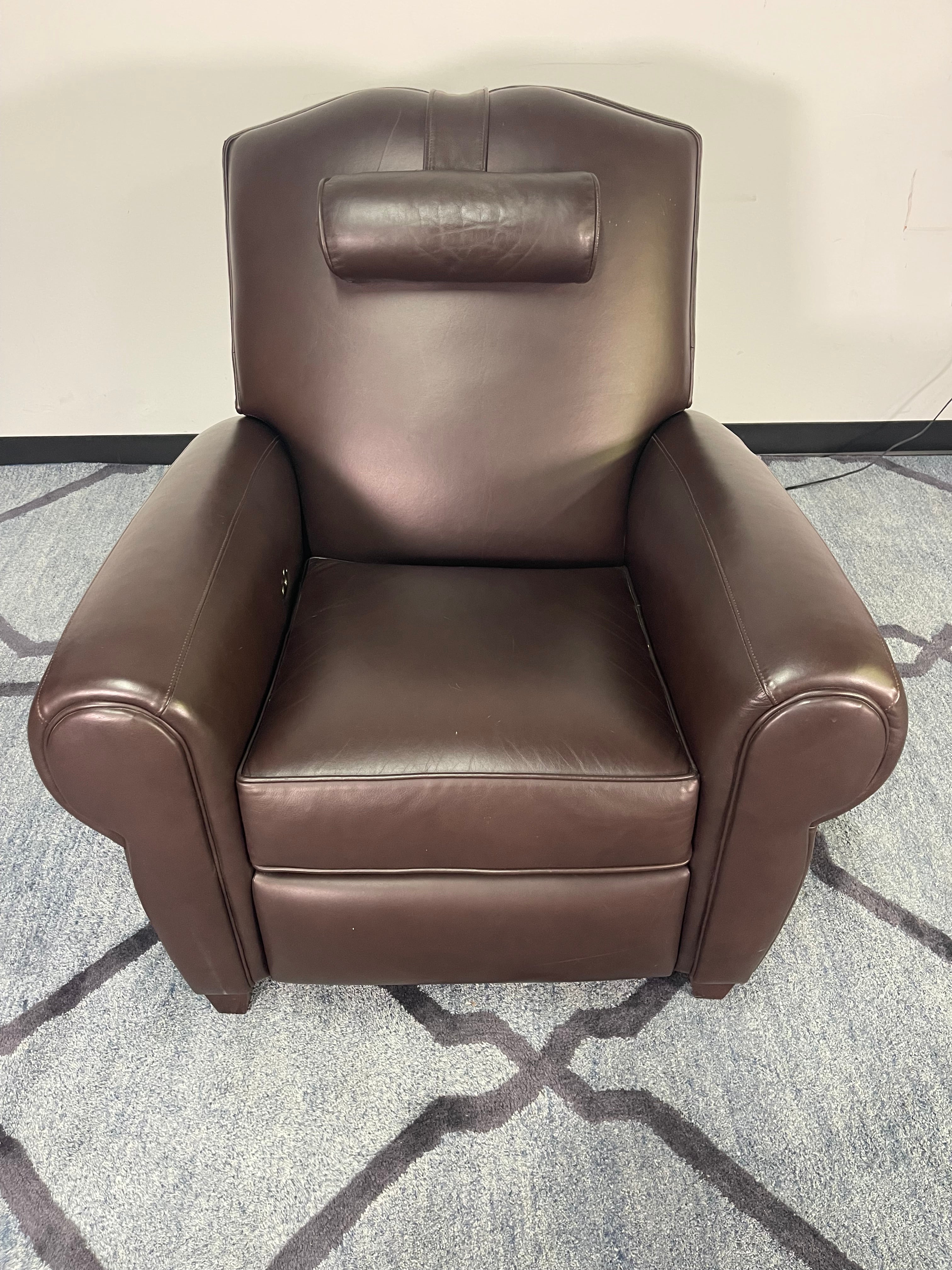 Espresso Leather Power Recliner