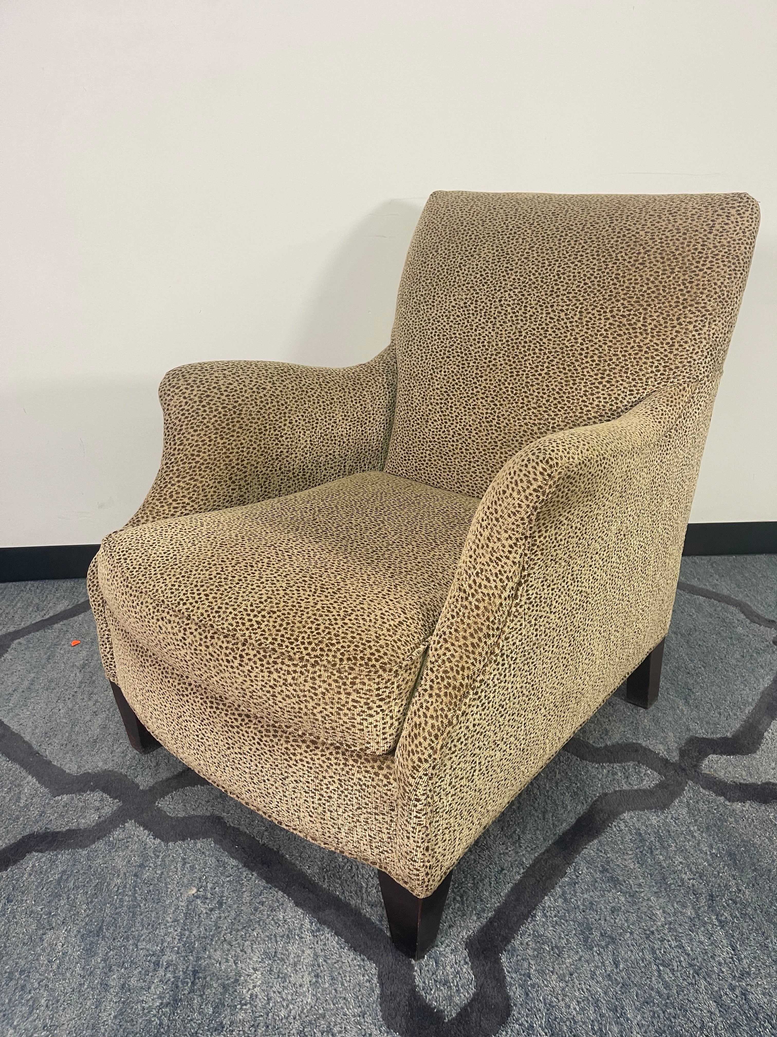 Cheetah Print Cozy Accent Chair