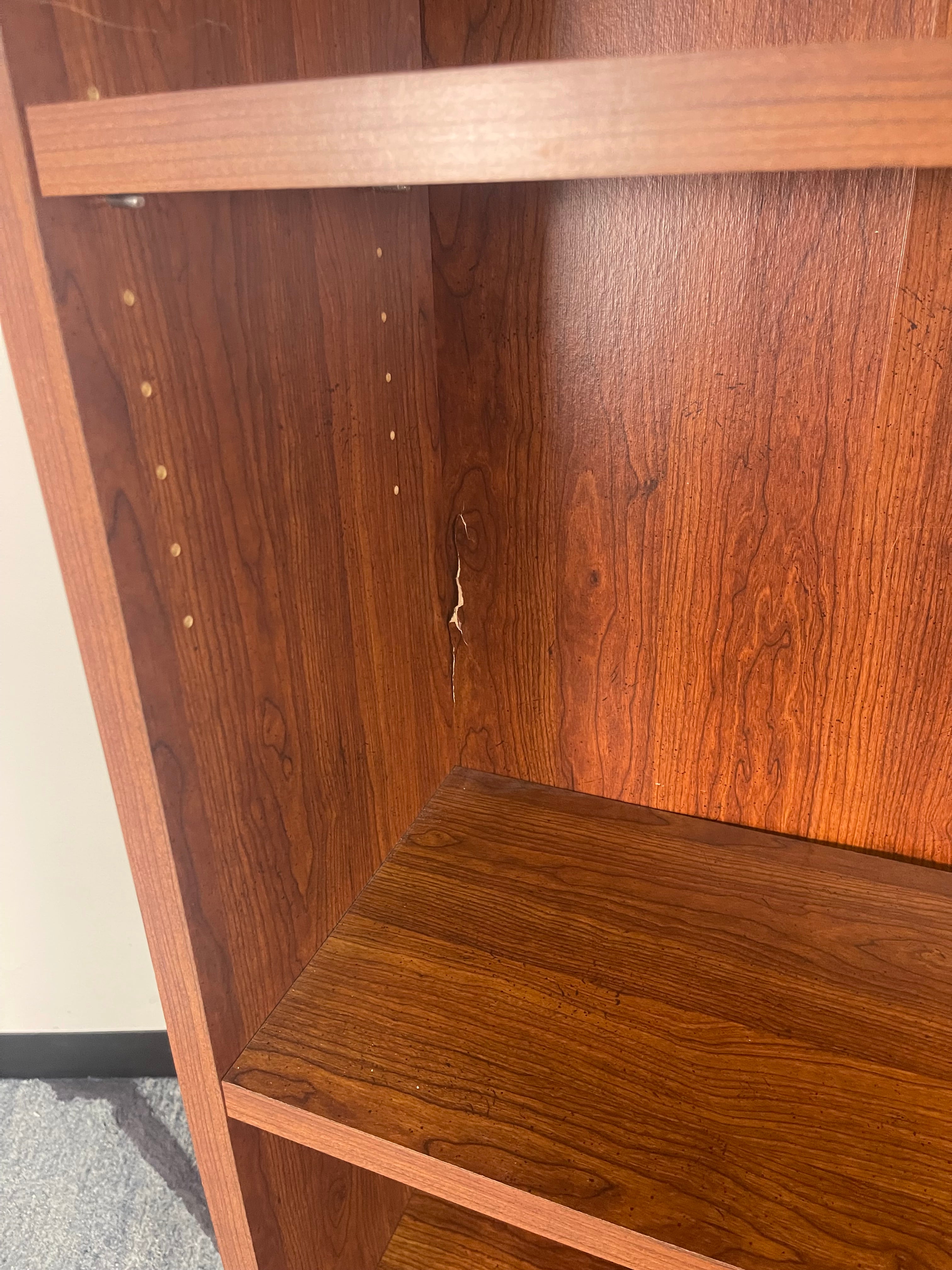 Classic Cherry Finish Bookshelf