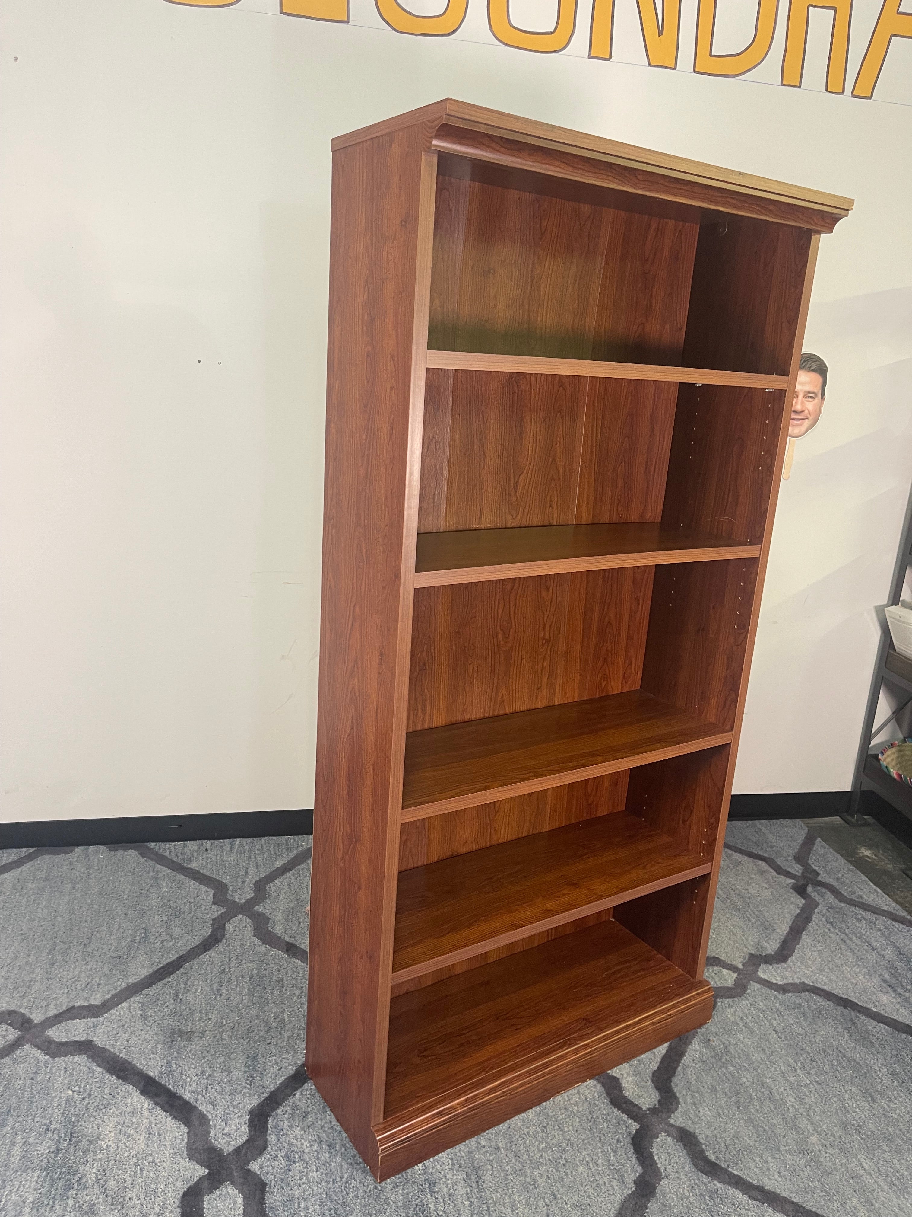 Classic Cherry Finish Bookshelf