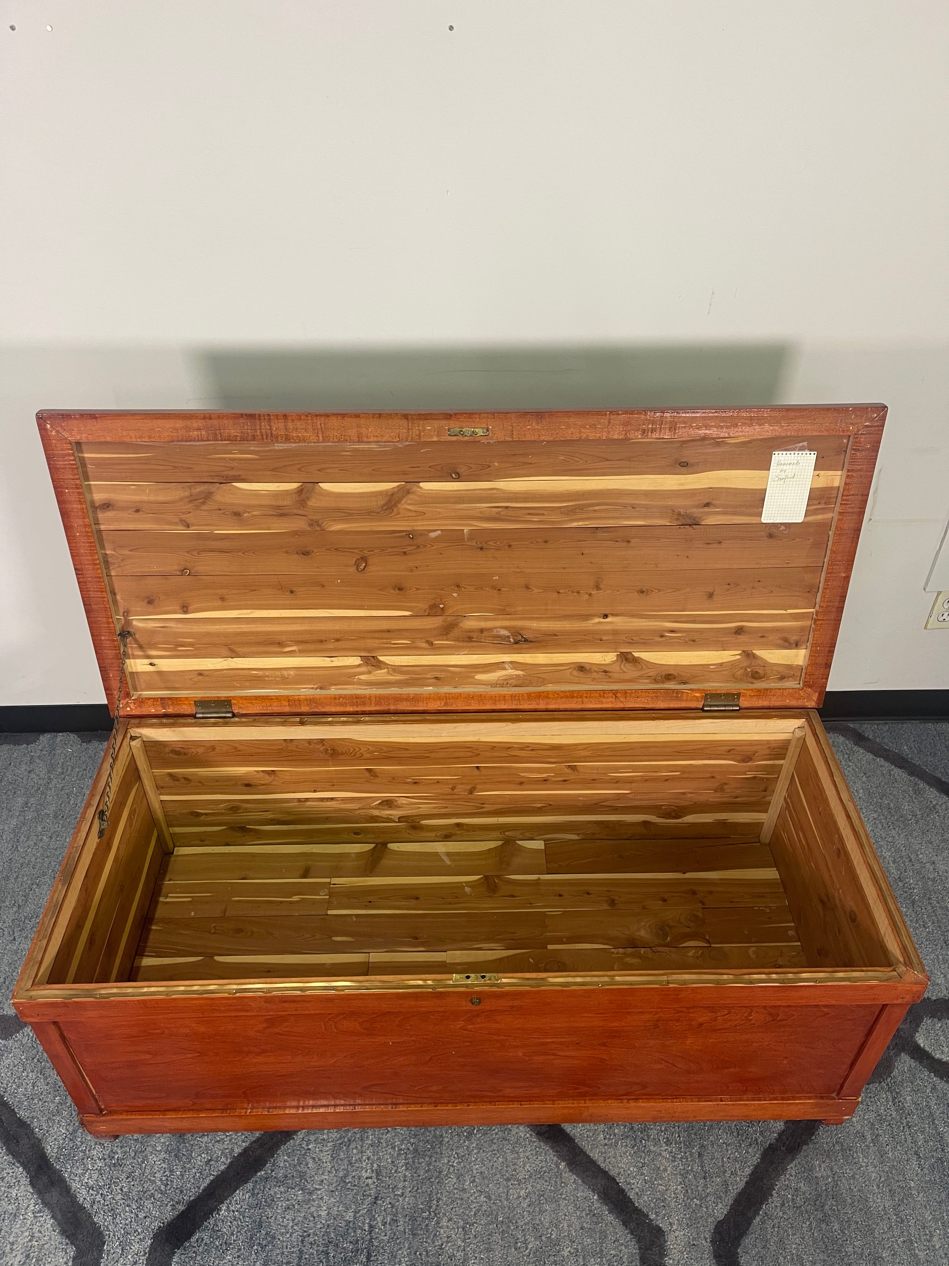 Cherry Wood Cedar-Lined Storage Chest