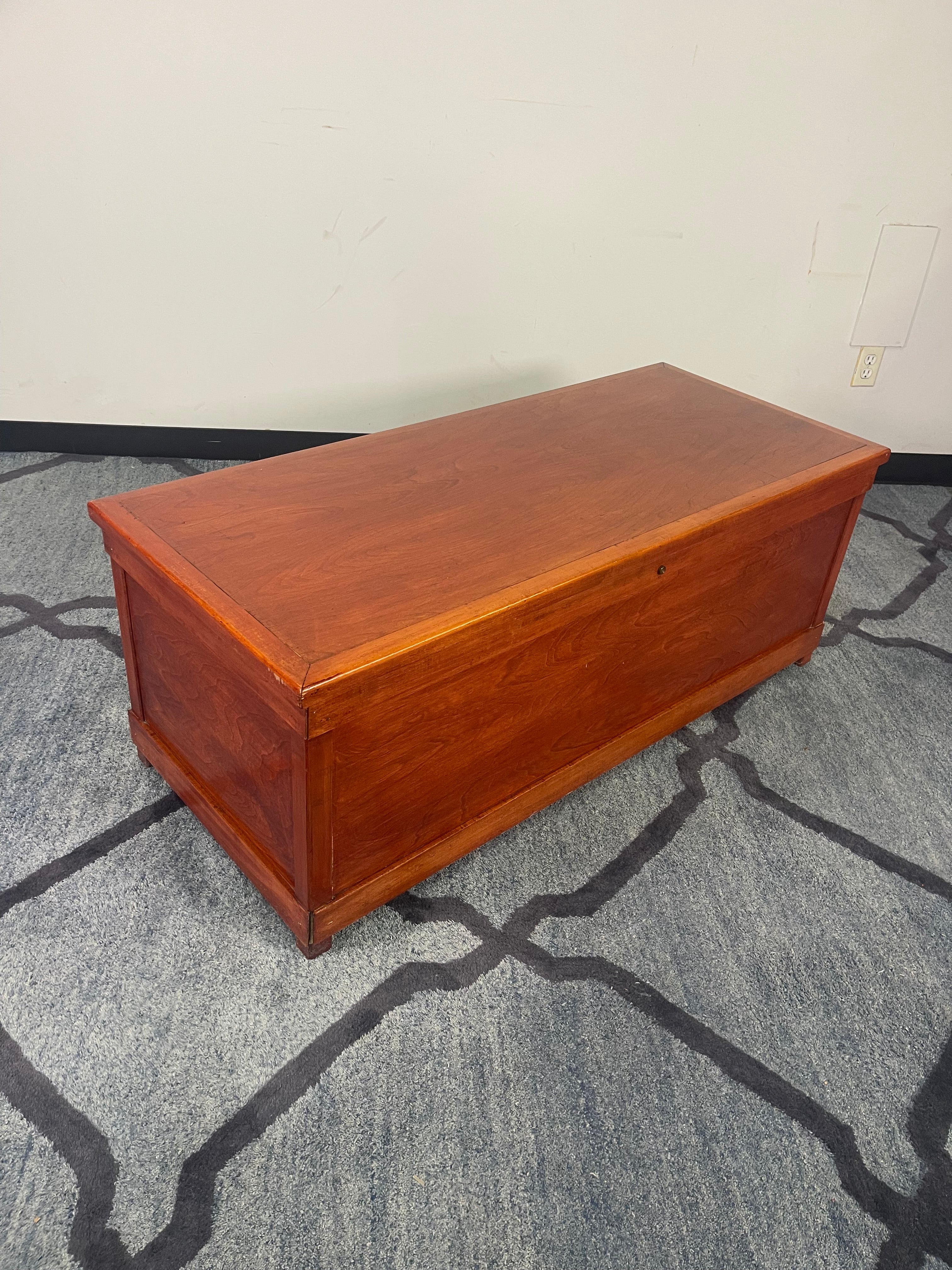 Cherry Wood Cedar-Lined Storage Chest
