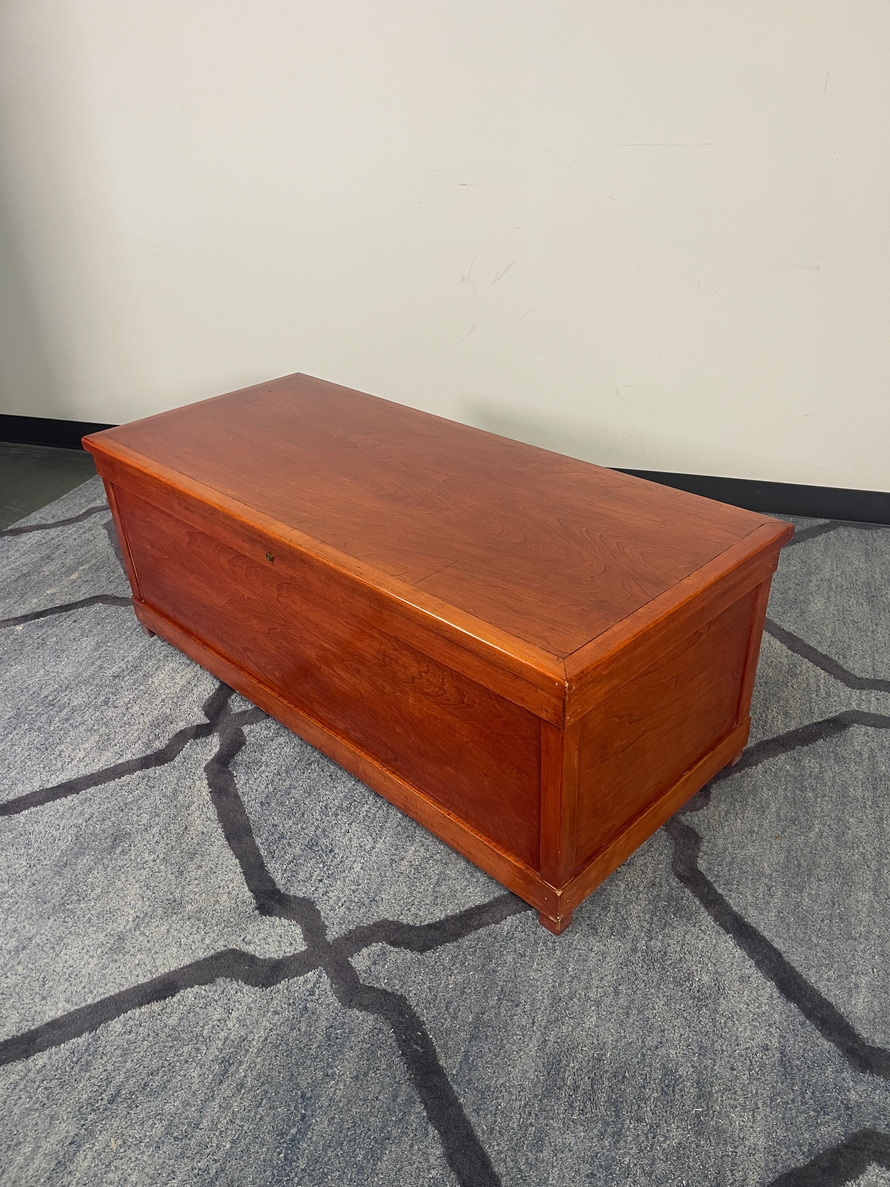 Cherry Wood Cedar-Lined Storage Chest
