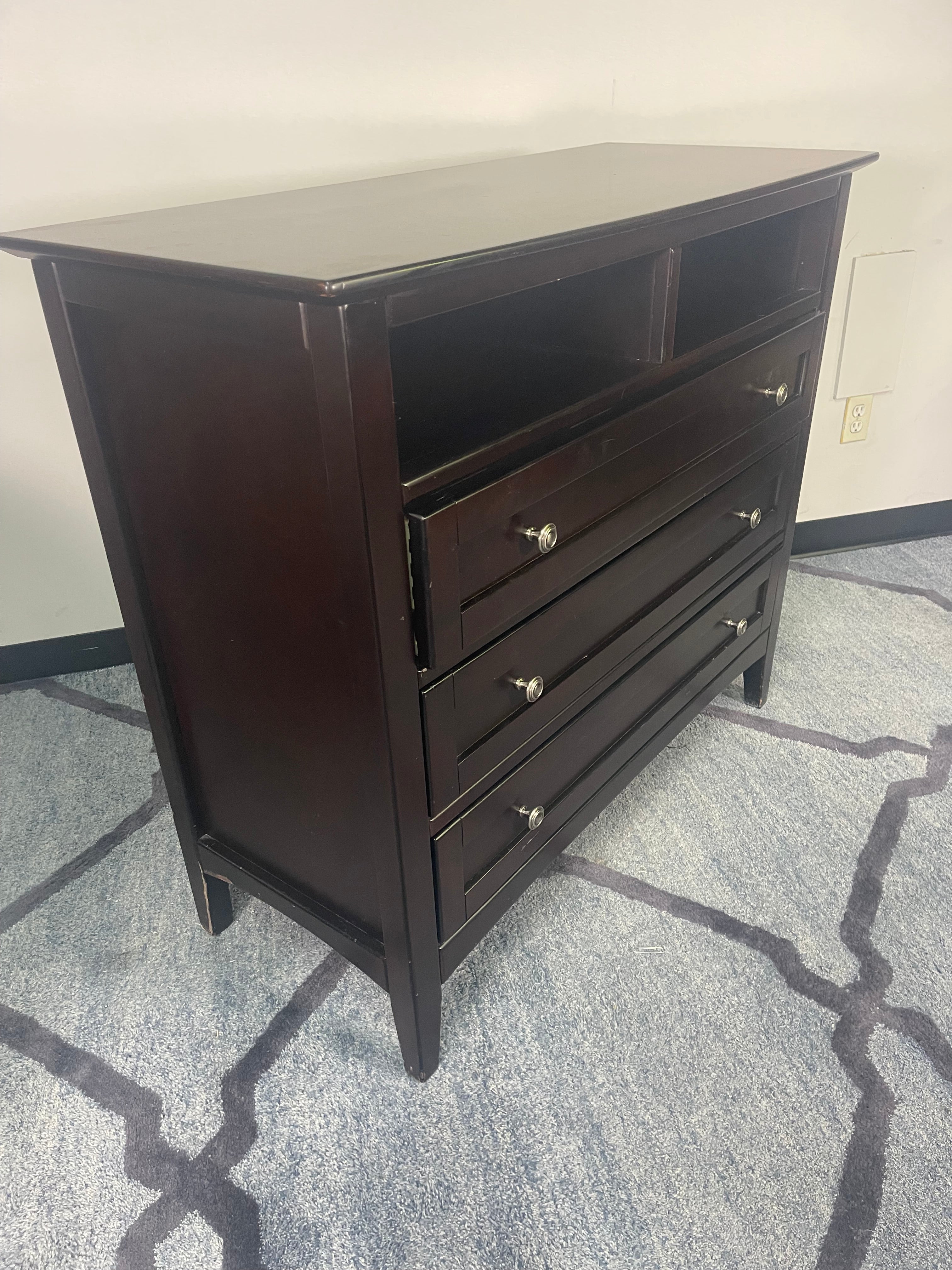 Aspenhome Espresso Bedroom Set – Media Chest & Nightstands